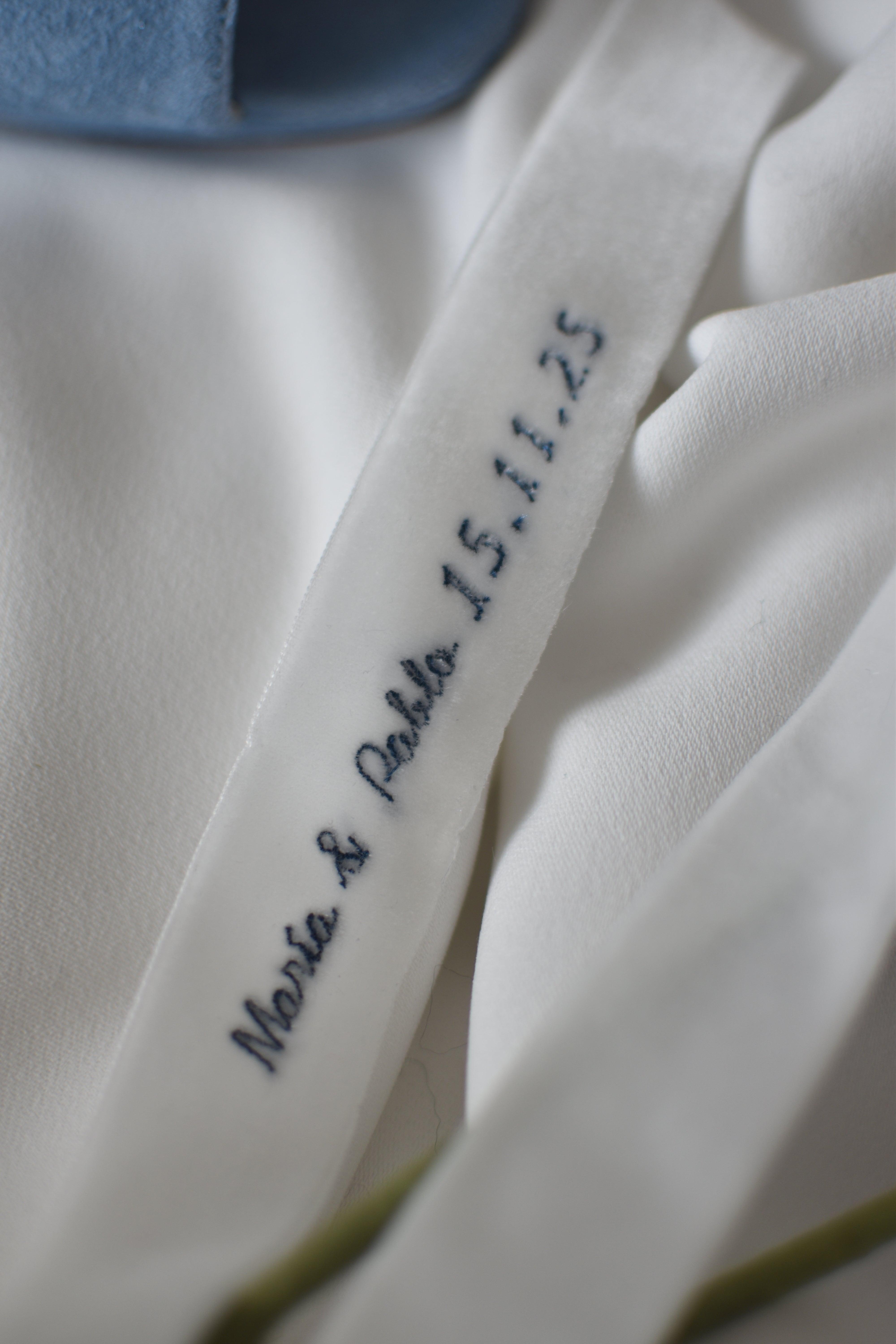 cintas de lazo personalizadas para boda