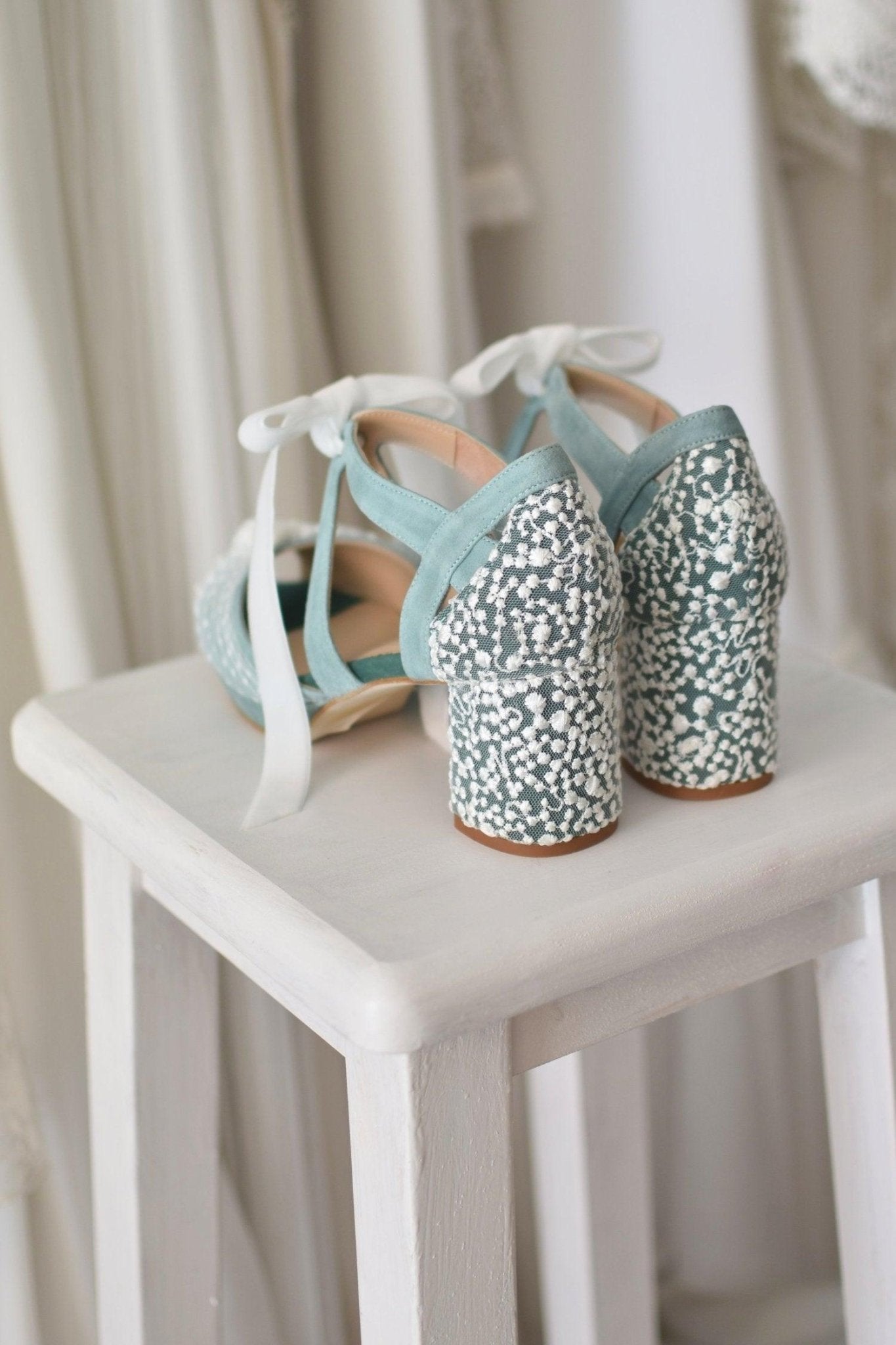 ÁGNES eucalipto Bubble petit - zapatos_novia