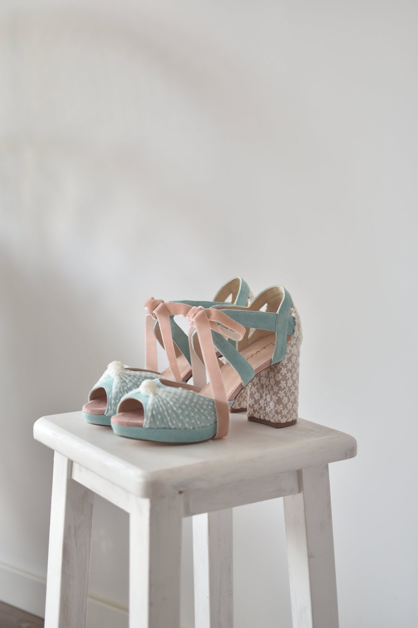 ÁGNES mint pink nuevo Marion 85 - zapatos_novia