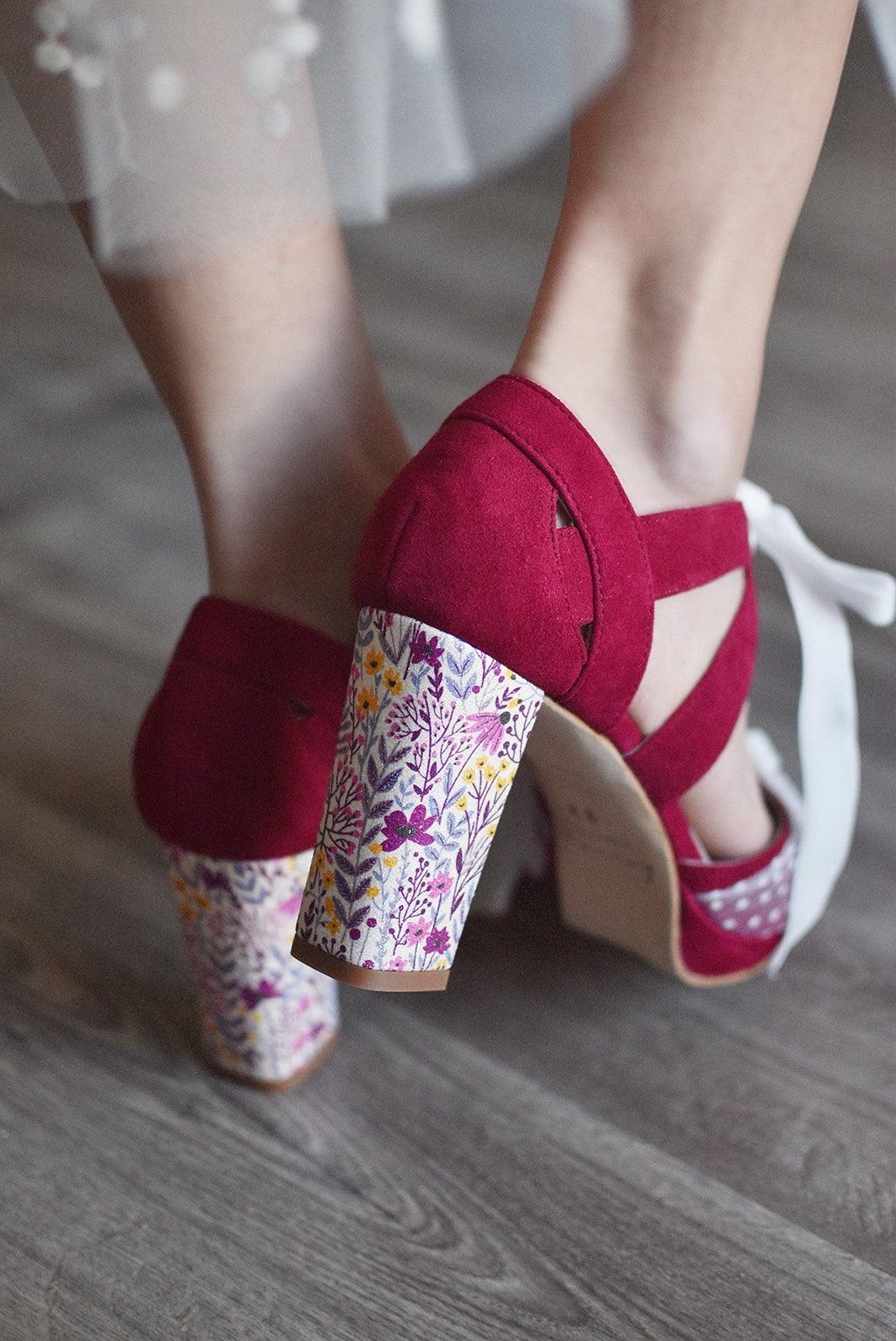 ÁGNES red May Aquarelle 95 - zapatos_novia