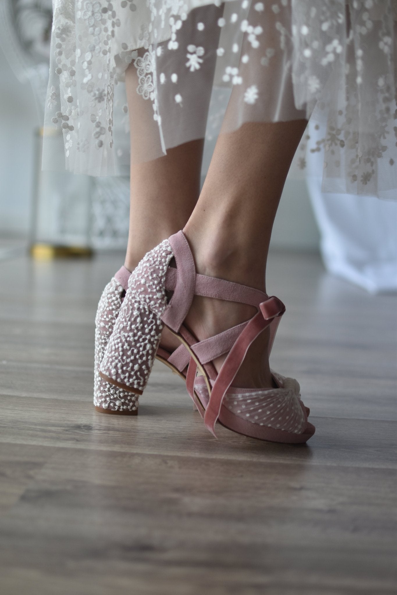 ÁGNES rosa bubble 85 y petit - zapatos_novia