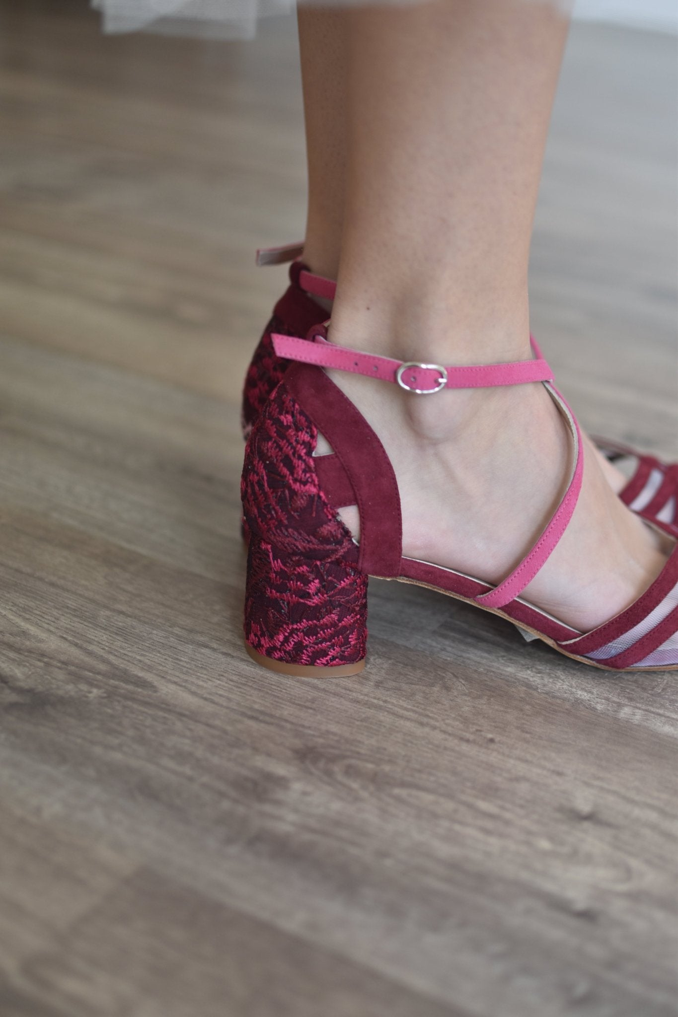 Antonella burdeos rock mini 55 - zapatos_novia