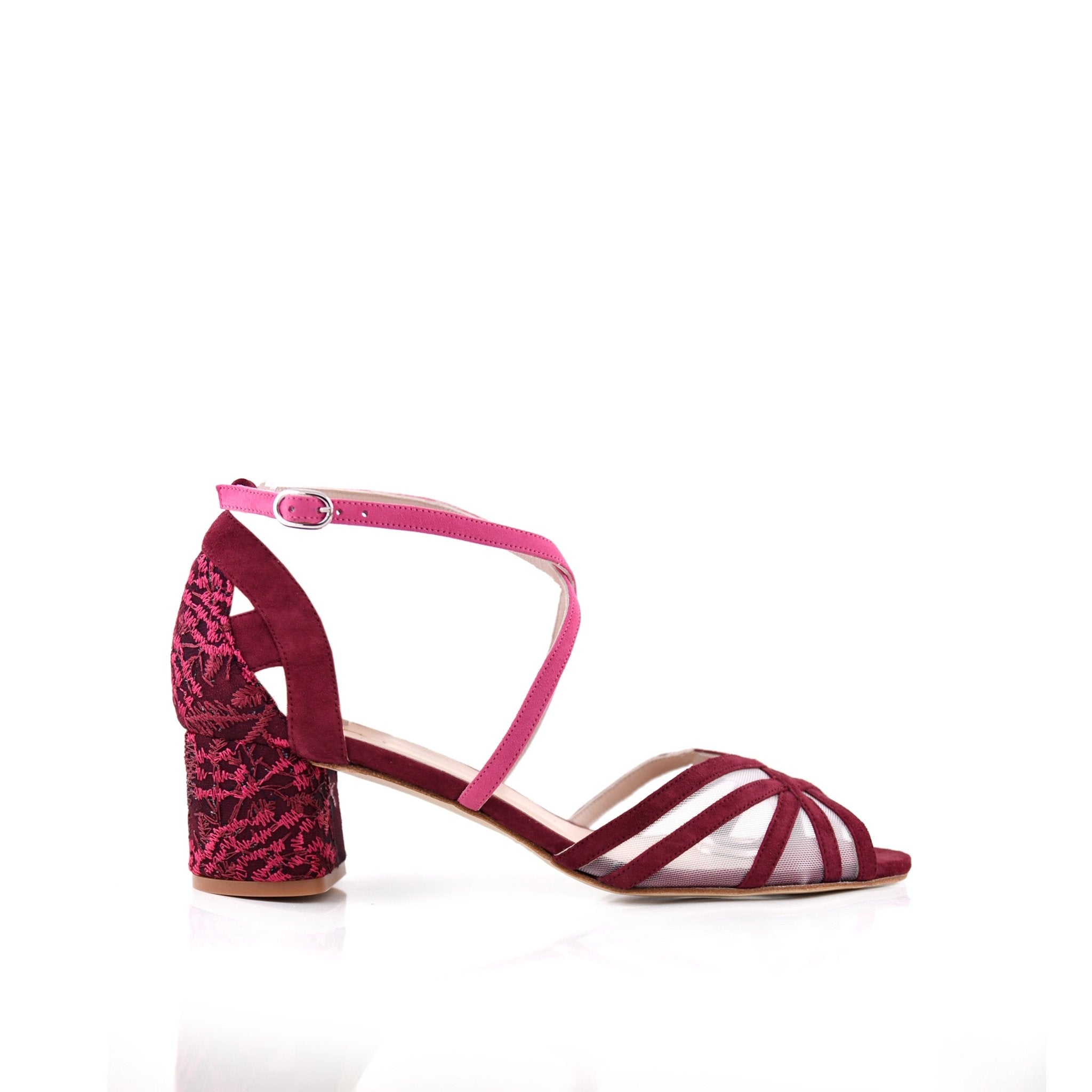 Antonella burdeos rock mini 55 - zapatos_novia