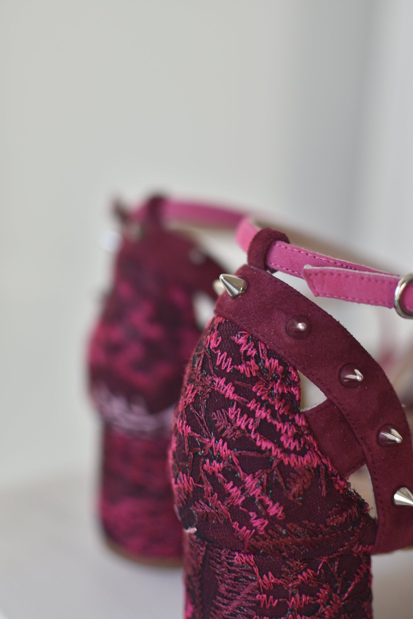 Antonella burdeos rock mini 55 - zapatos_novia
