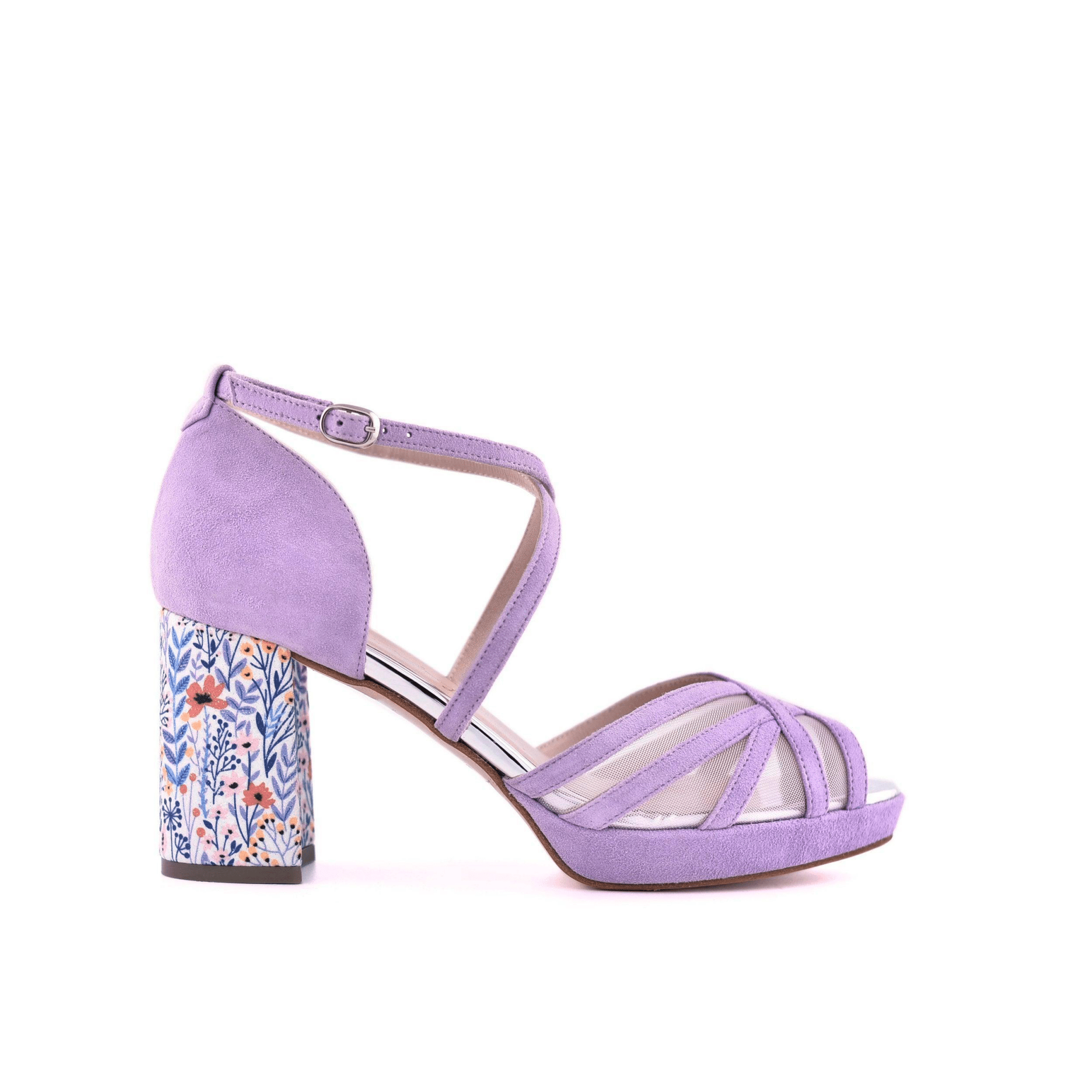 Antonella Lavanda Marine Midi — Zapatos de novia Lomas Shoes