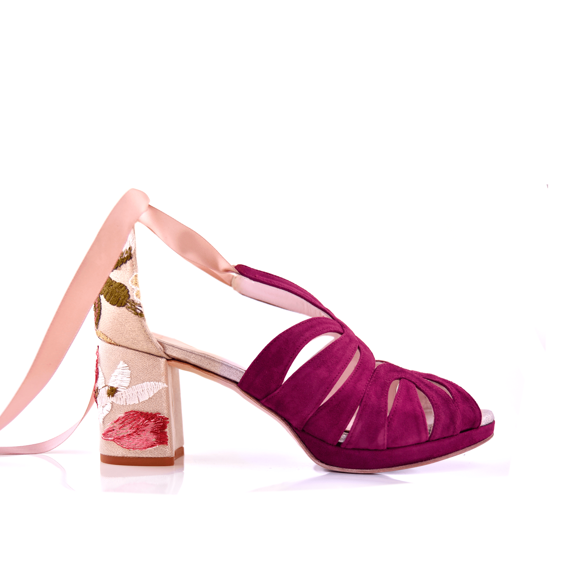 Aravis Burdeos Filipinas Petit — Zapatos de novia Lomas Shoes