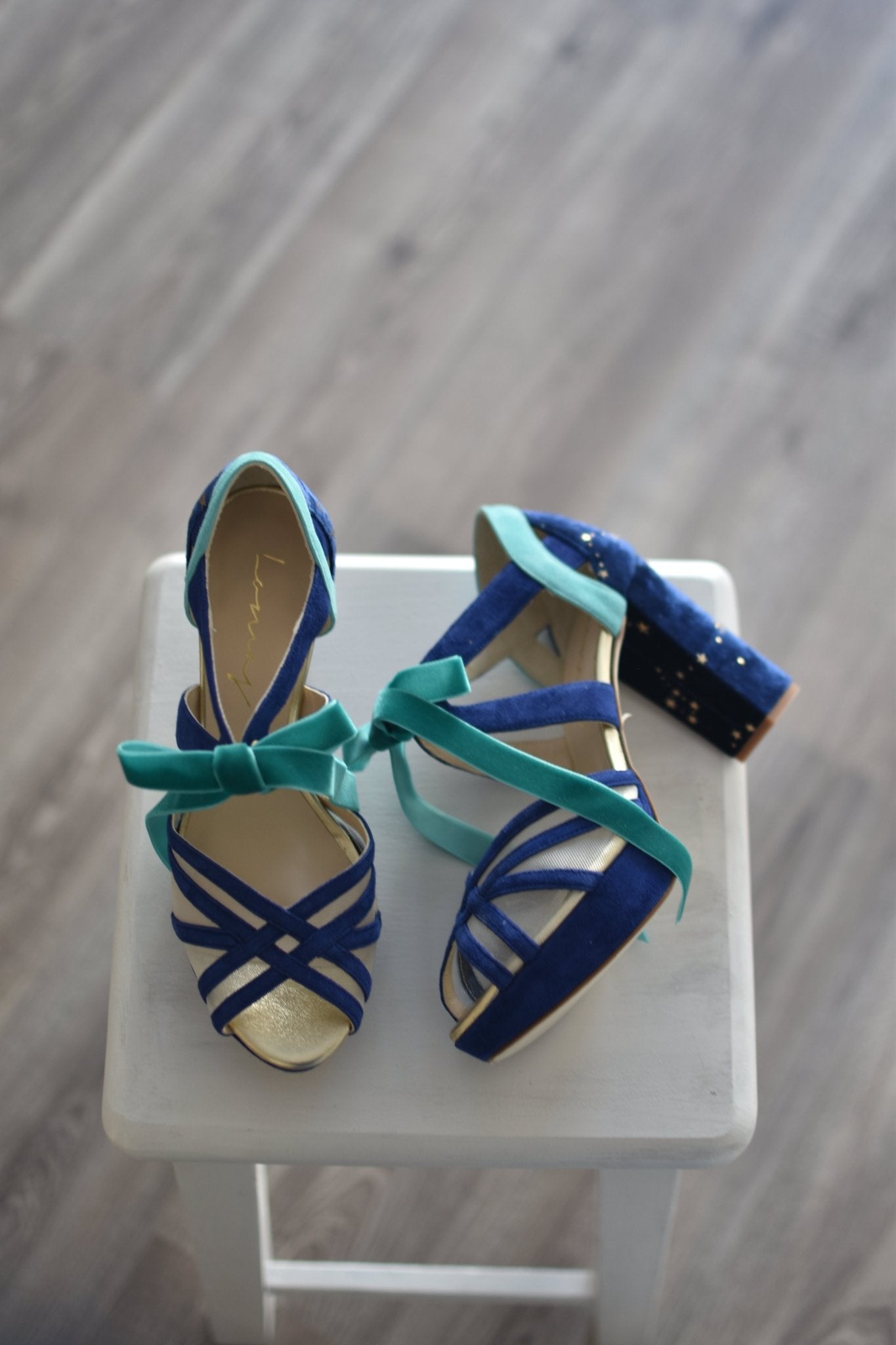 CIARA azul Carrie turquesa Constelación 95 - zapatos_novia