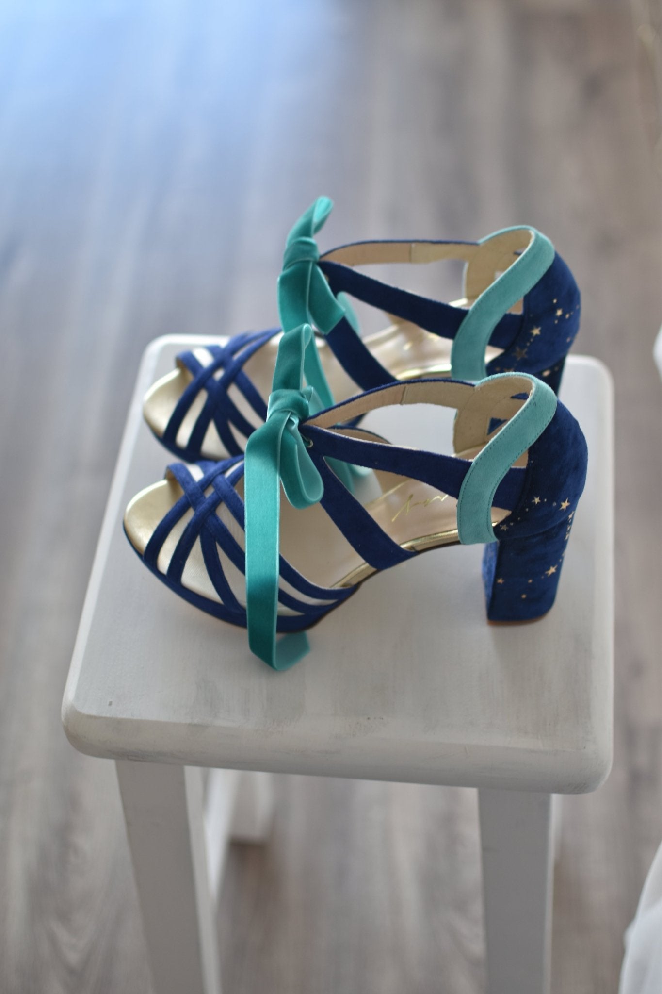 CIARA azul Carrie turquesa Constelación 95 - zapatos_novia
