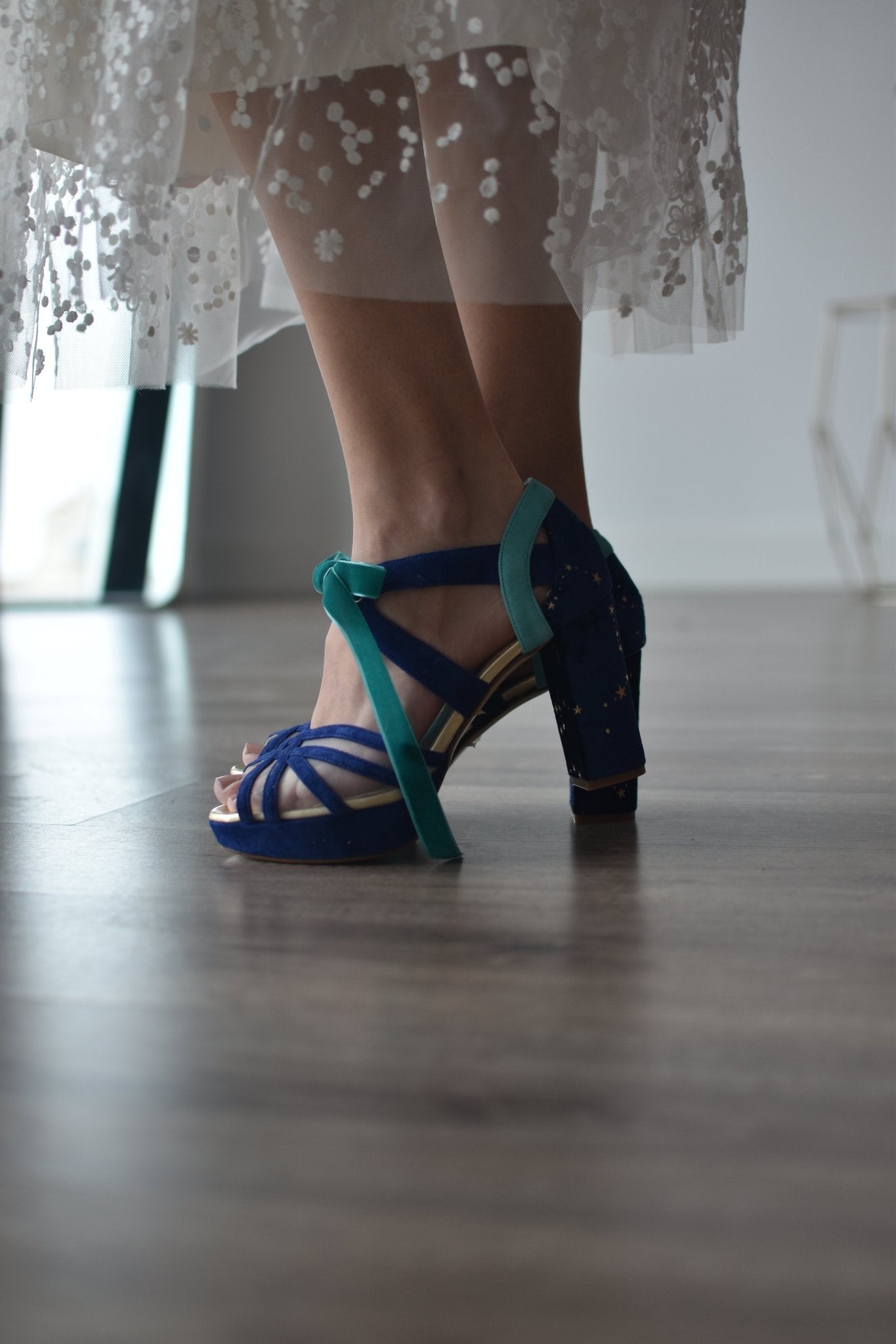 CIARA azul Carrie turquesa Constelación 95 - zapatos_novia