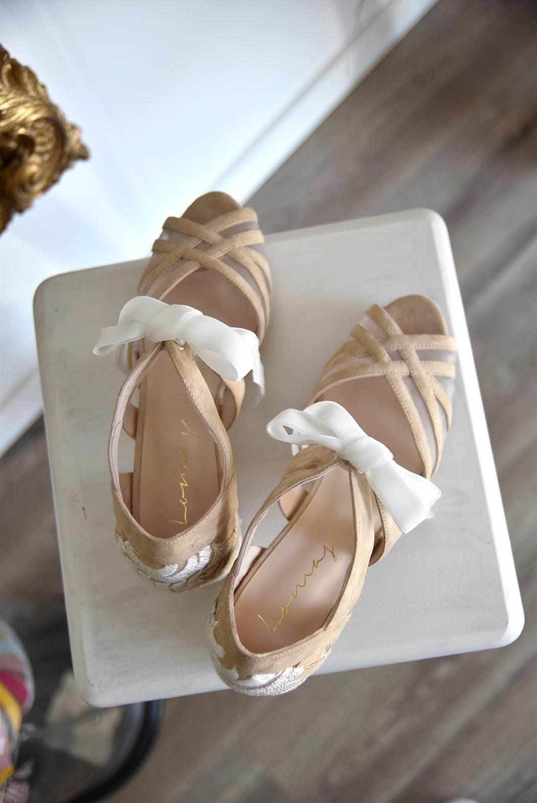 CIARA beige natural Mary petit - zapatos_novia