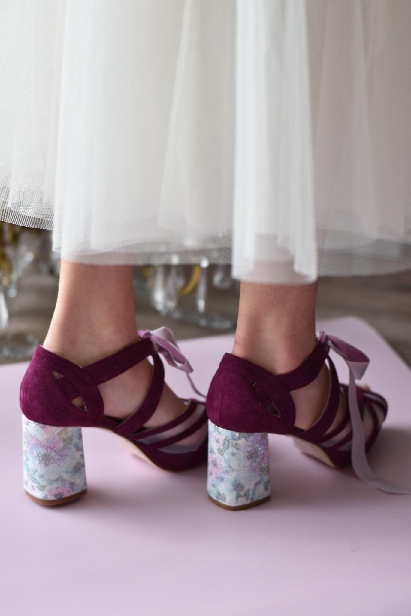 CIARA Blossom Borgoña 85 - zapatos_novia