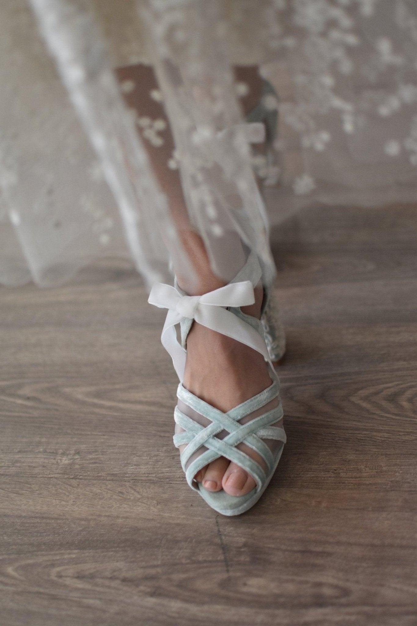 CIARA mint velvet Marion 85 - zapatos_novia