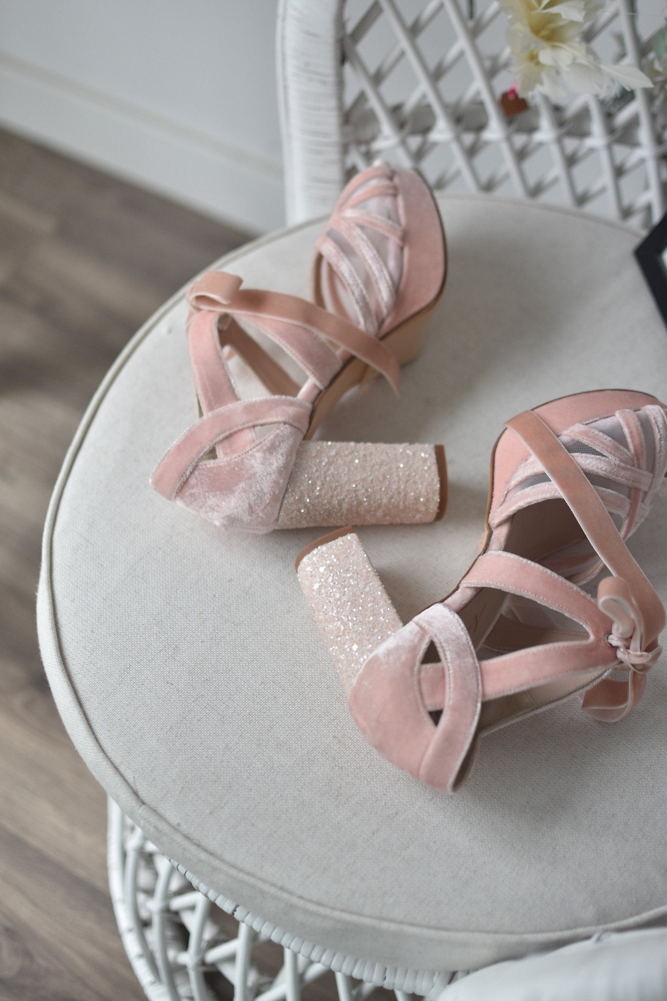 CIARA velvet pink party 95 - zapatos_novia