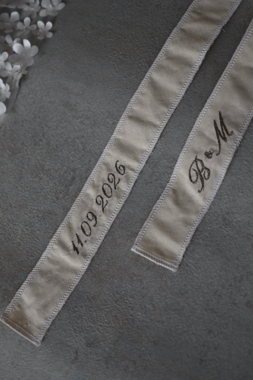 z.Velvet ribbon for bridal bouquet BOUGHT VILLA DARK