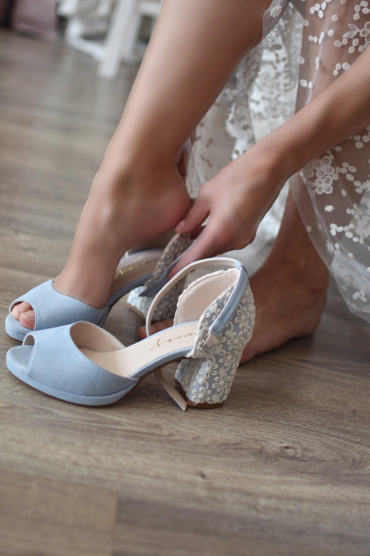 DIANA celeste Marion petit - zapatos_novia