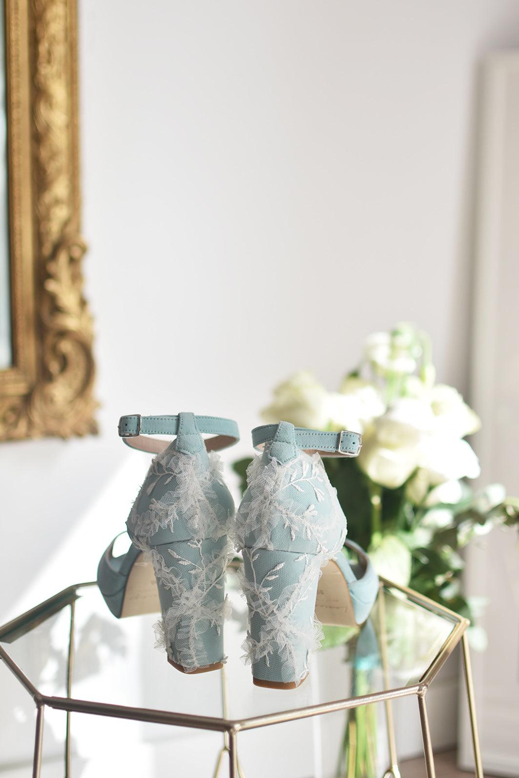 DIANA mint bordado Camille 95 - zapatos_novia