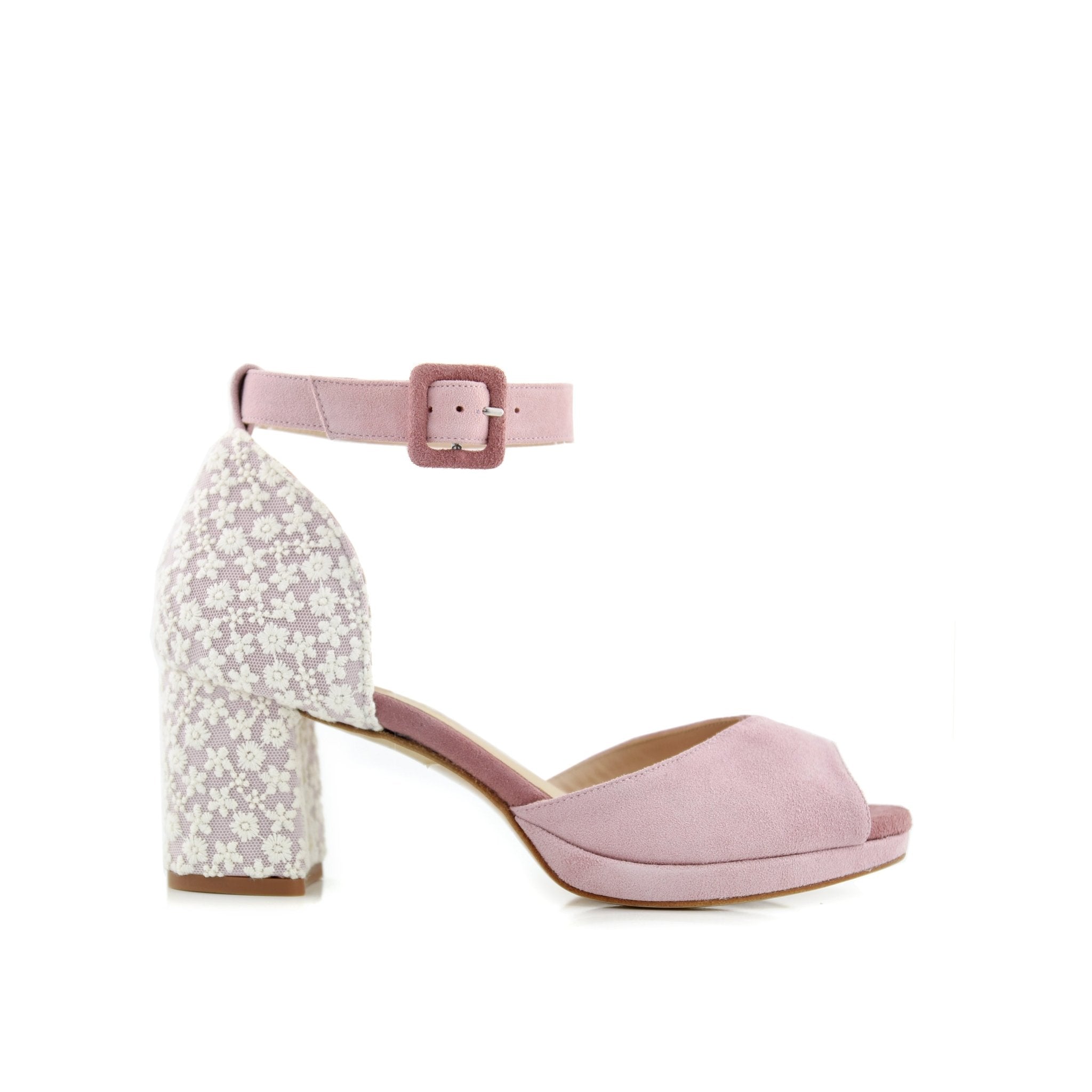 Diana Lavanda Bordado Petit — Zapatos de novia Lomas Shoes