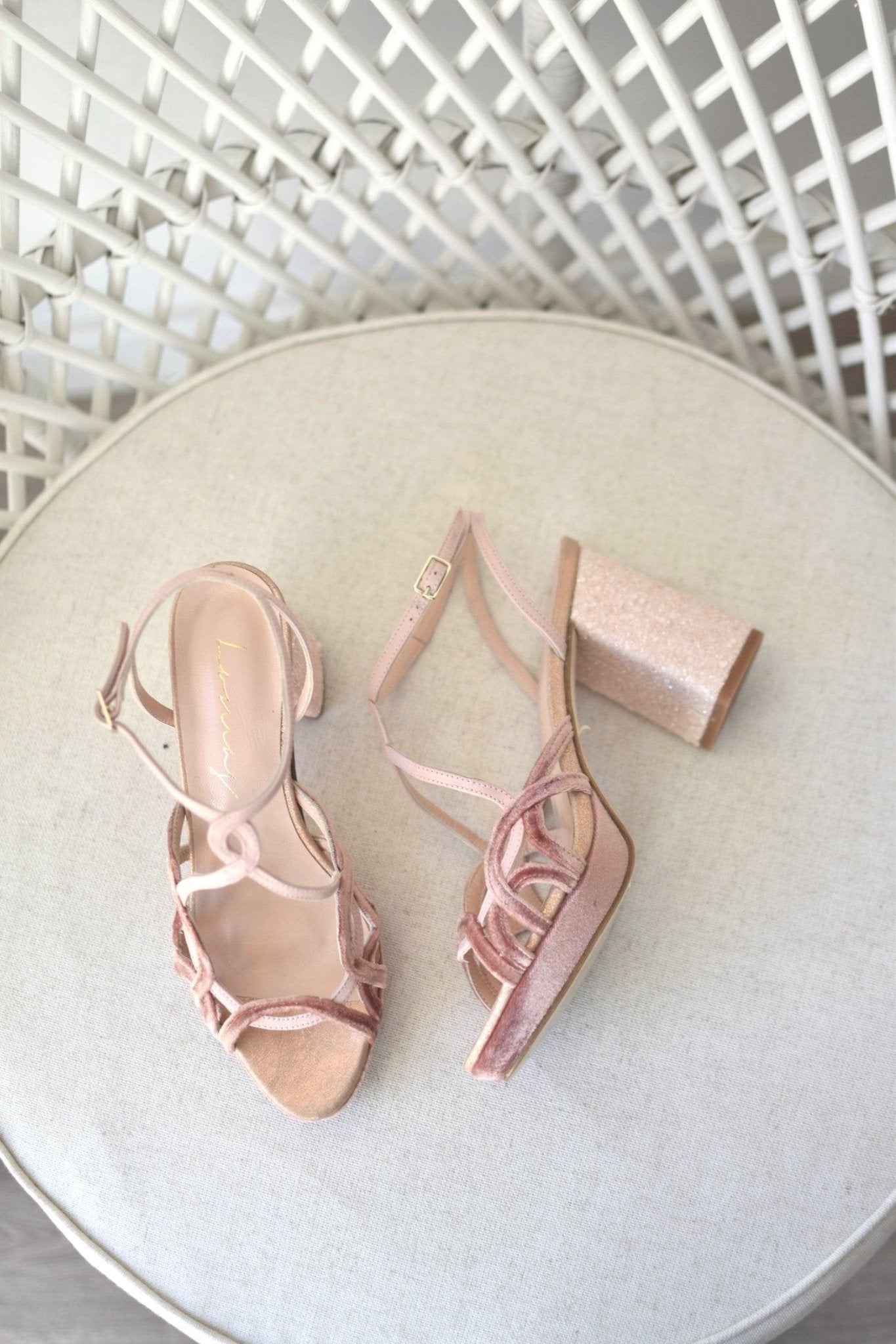 Gala dark rose velvet tacón 85 - zapatos_novia