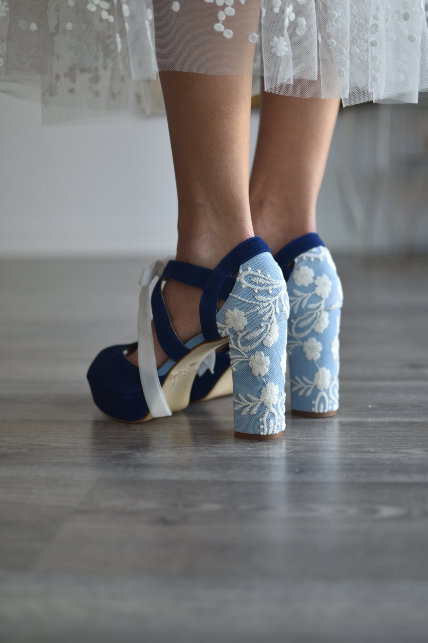 HERA abierto azulón Portofino 95 - zapatos_novia