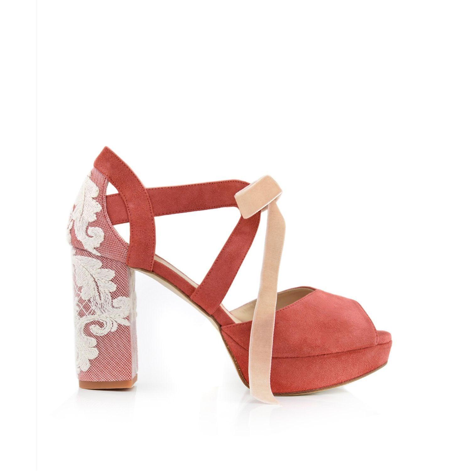 Hera Marfil Oregón Alto — Zapatos de novia Lomas Shoes