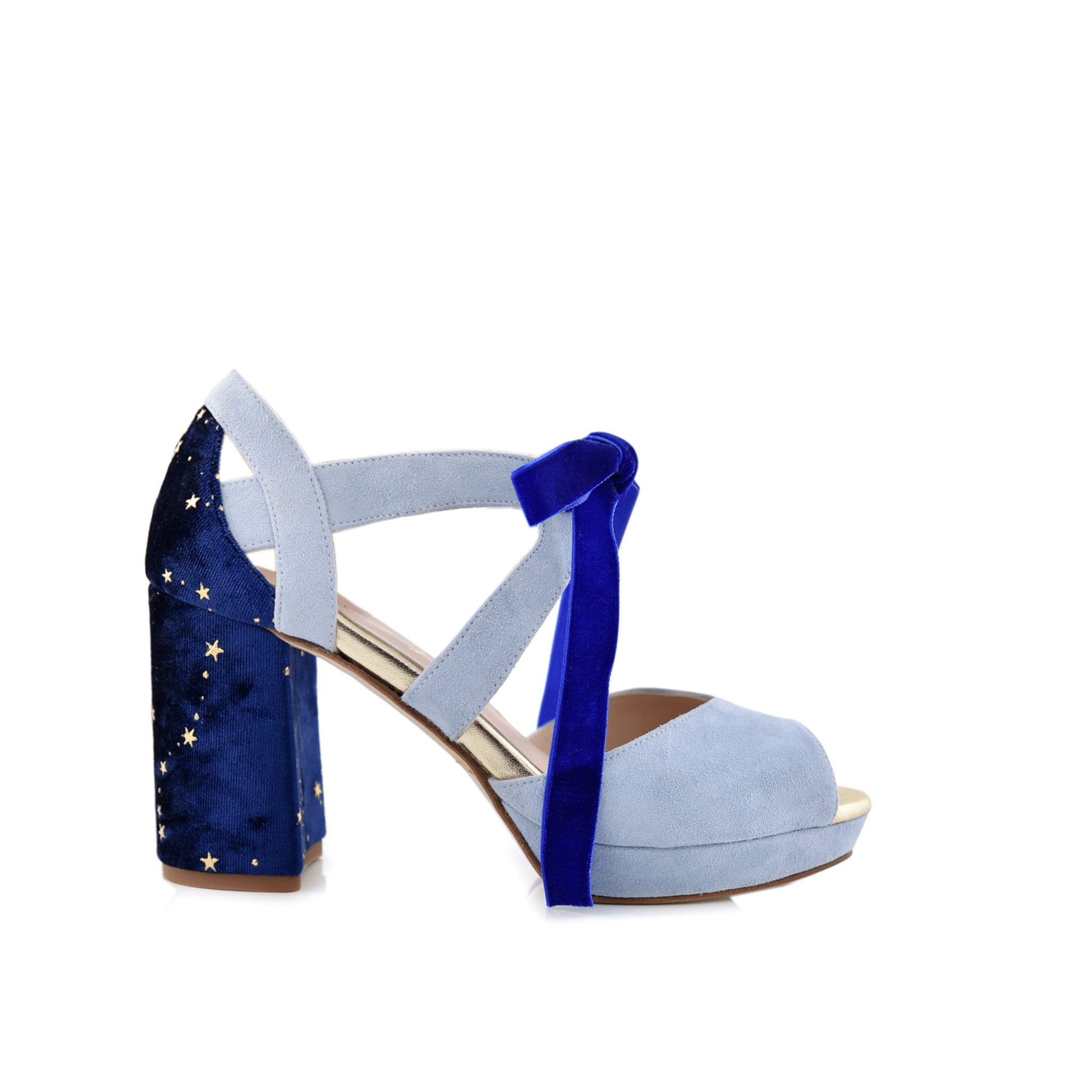 Hera Celeste Constelación Midi — Zapatos de novia Lomas Shoes