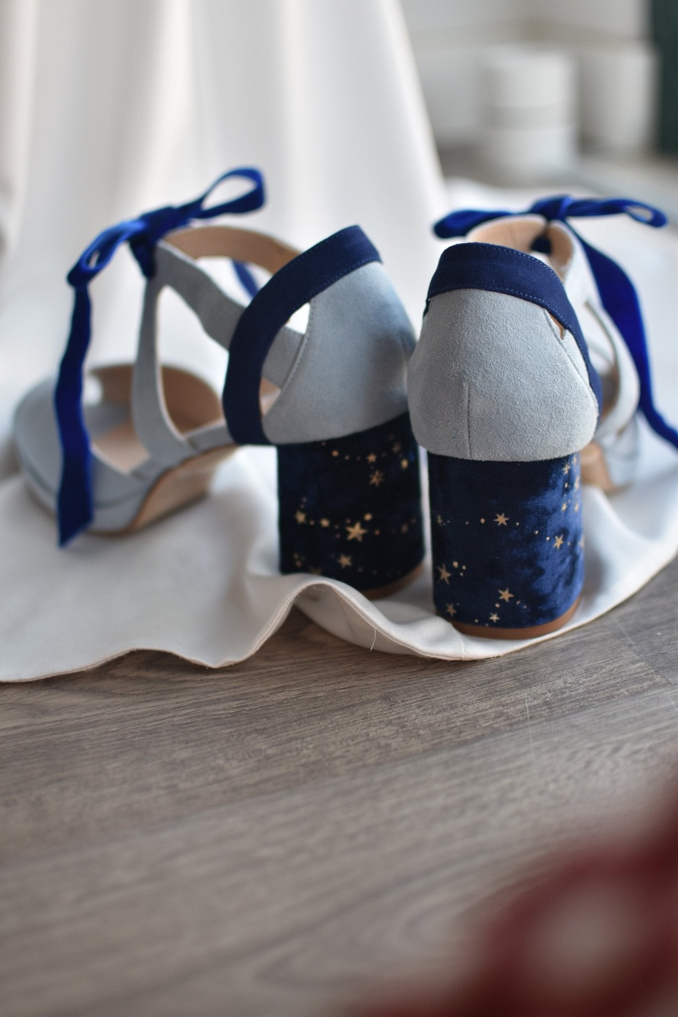 HERA abierto celeste constelación mini - zapatos_novia