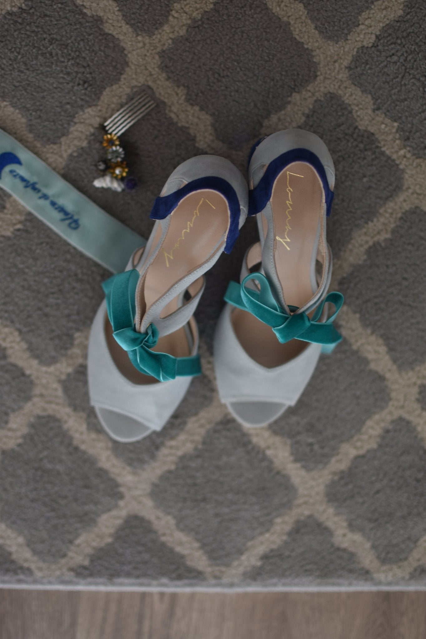 HERA abierto celeste Jardín libélula 95 - zapatos_novia