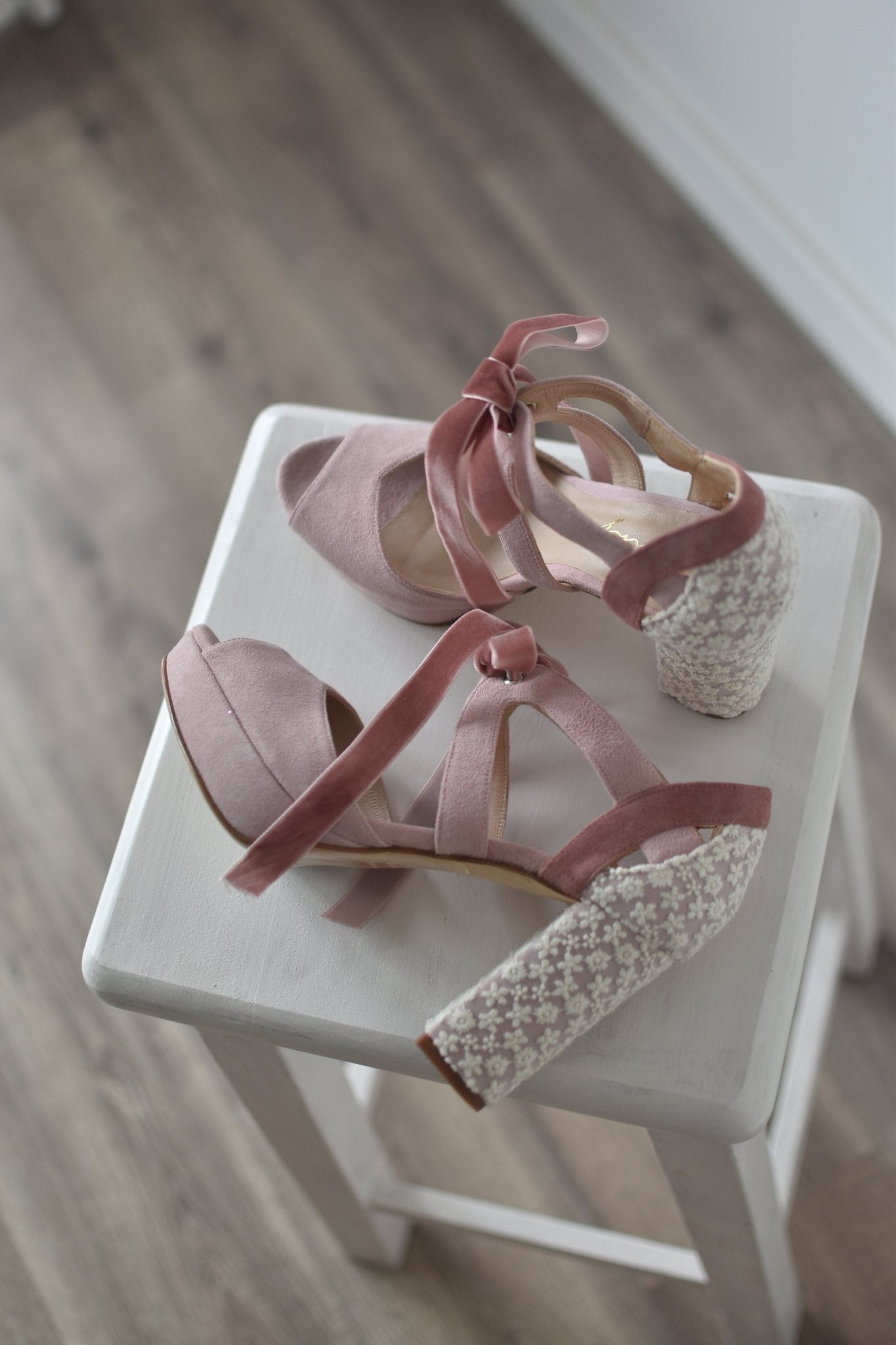 HERA abierto pink doble Marion nuevo 95 - zapatos_novia