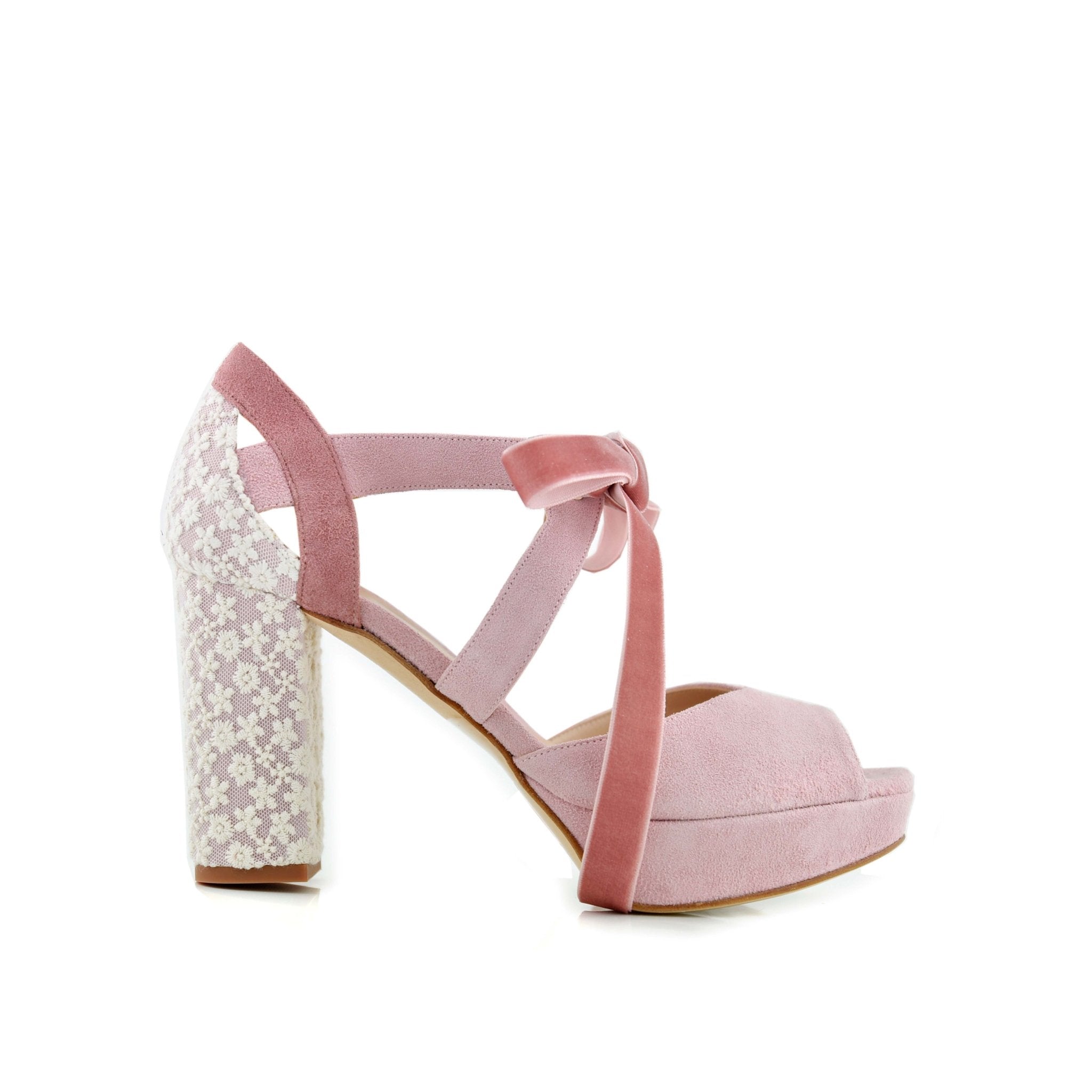 Hera Lavanda Marion Alto — Zapatos de novia Lomas Shoes