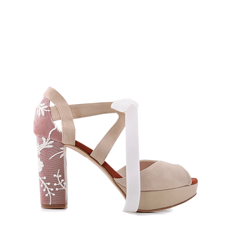 Hera Blanco Portofino Alto — Zapatos de novia Lomas Shoes
