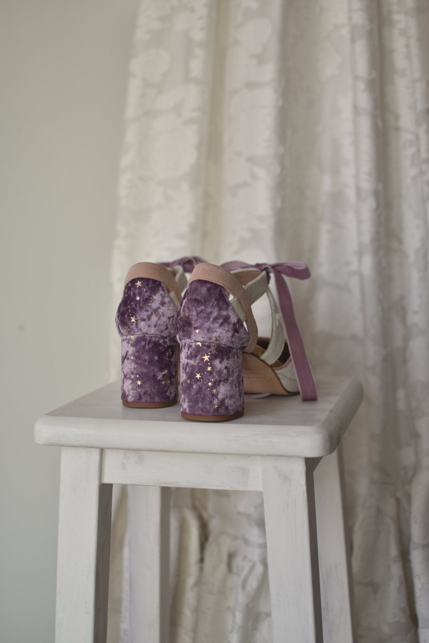 HERA cerrado blanco Constelación mini - zapatos_novia