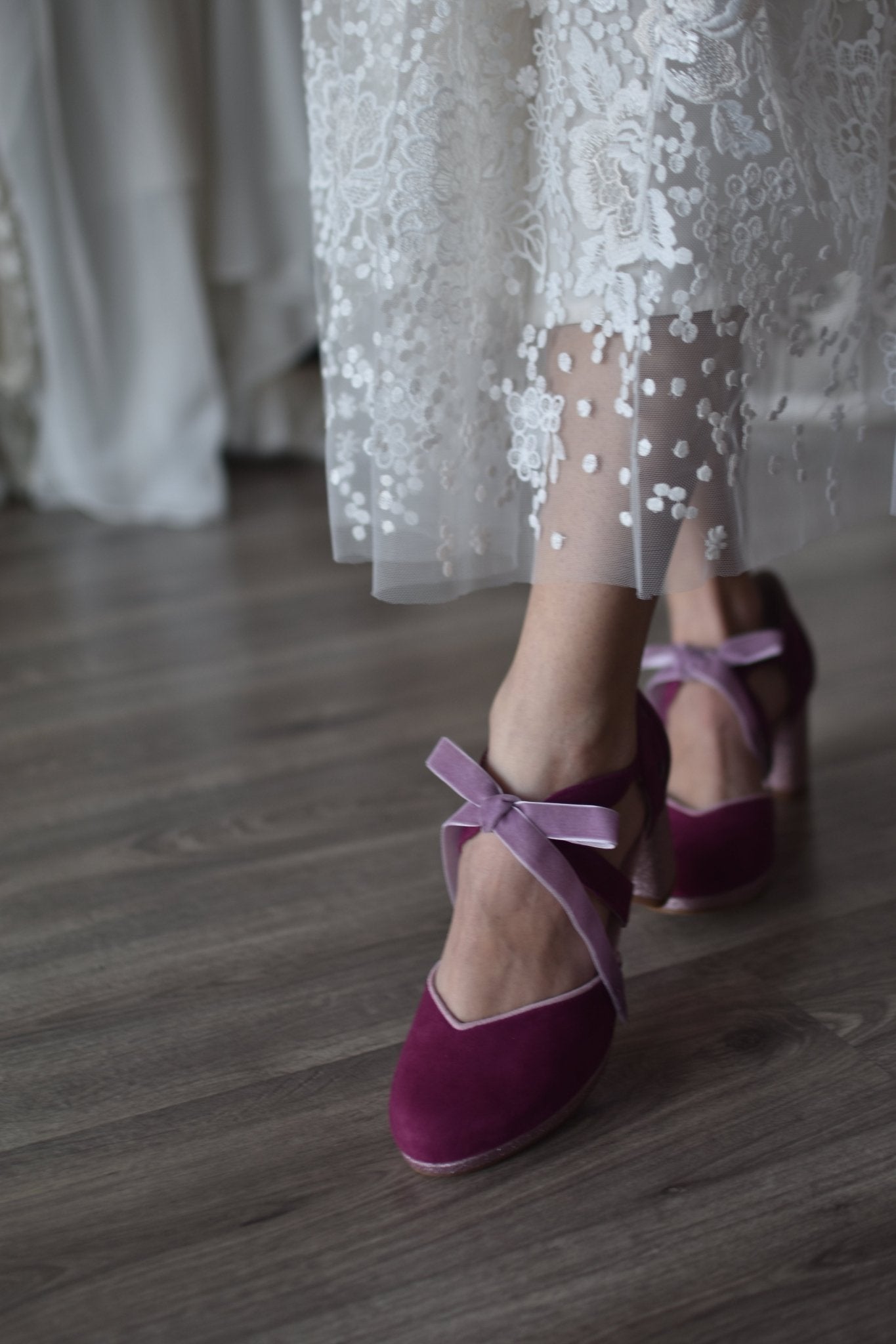 HERA cerrado burgundi party petit - zapatos_novia