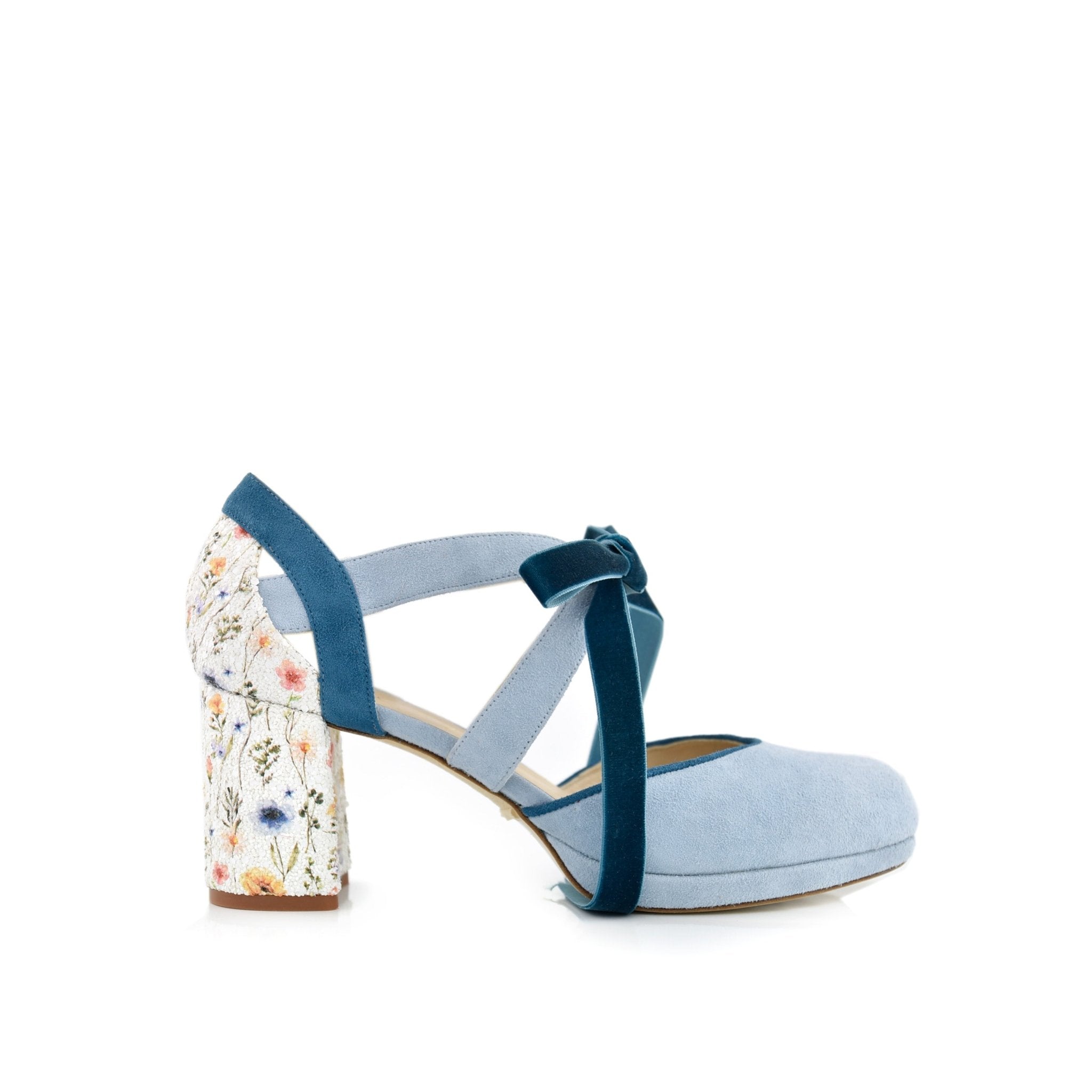 Hera Celeste Aquarelle Petit — Zapatos de novia Lomas Shoes