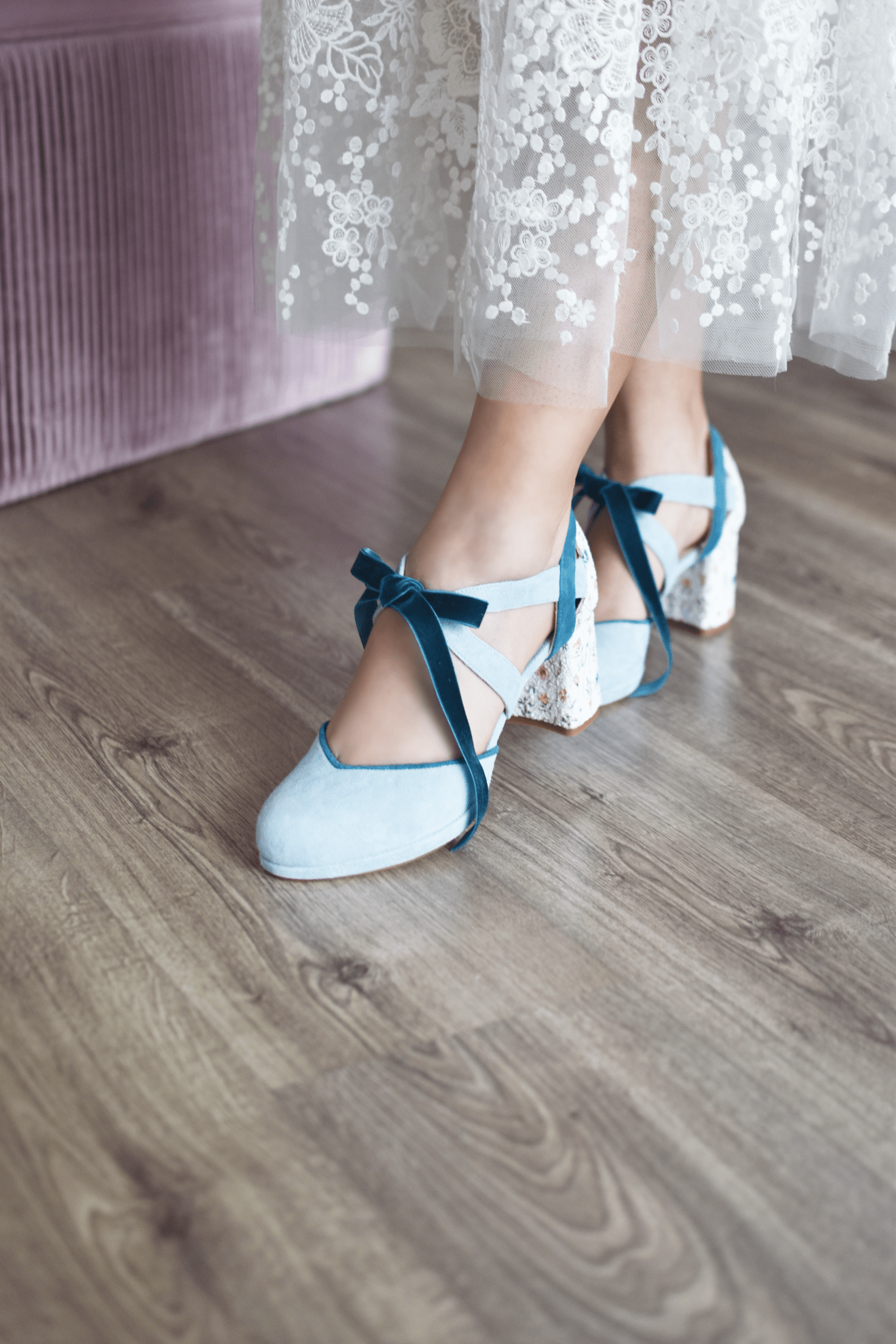 HERA cerrado celeste y azul Tivoli petit - zapatos_novia