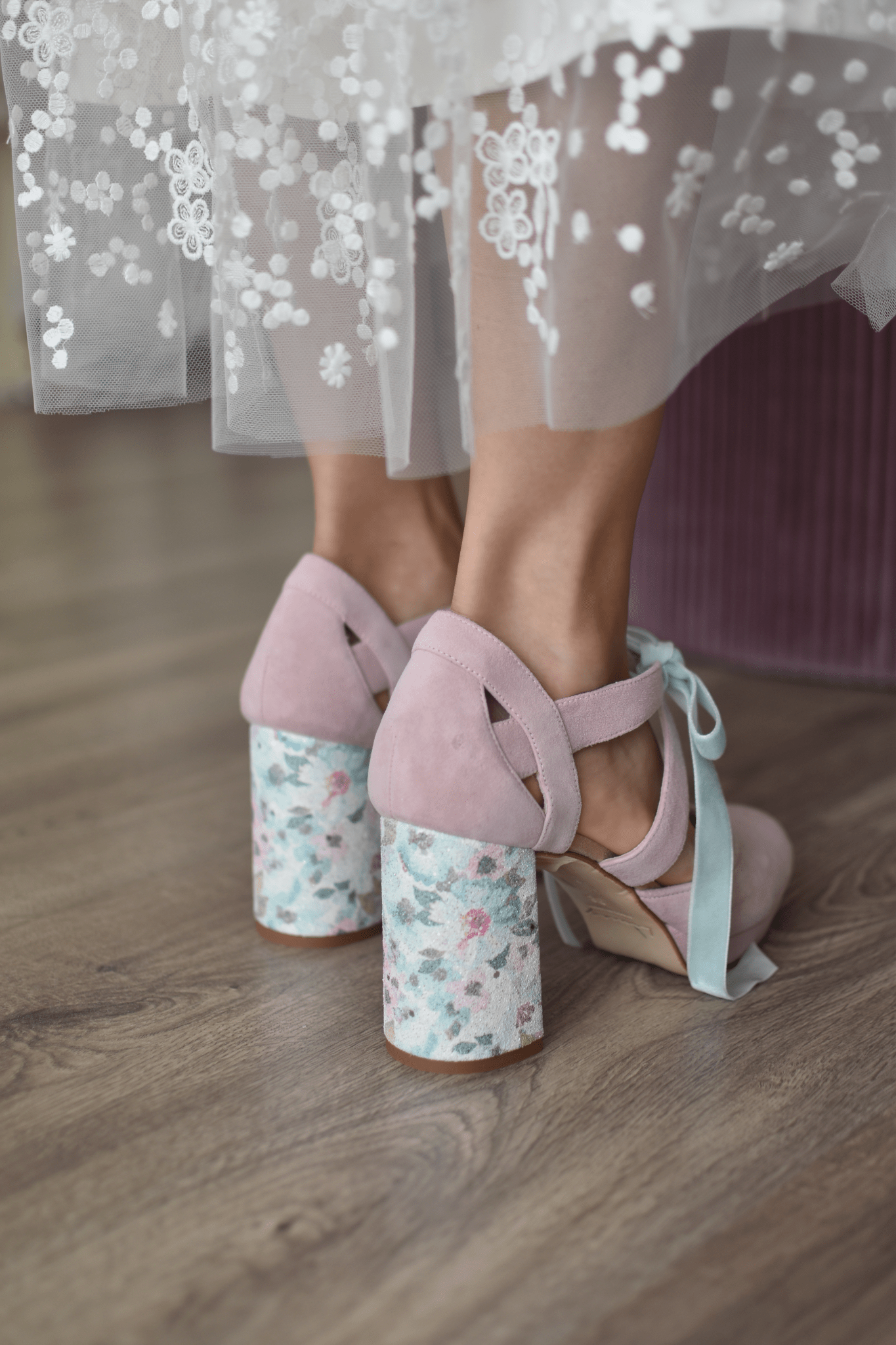 HERA cerrado rosa claro Blossom 85 - zapatos_novia