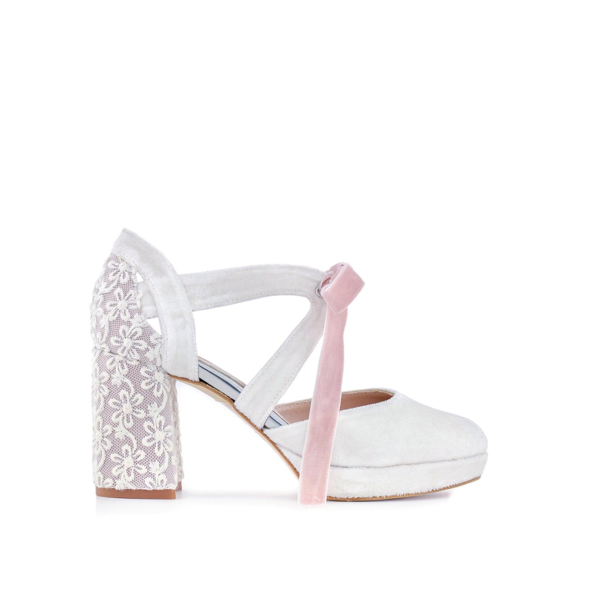 HERA snow velvet Marion - zapatos_novia