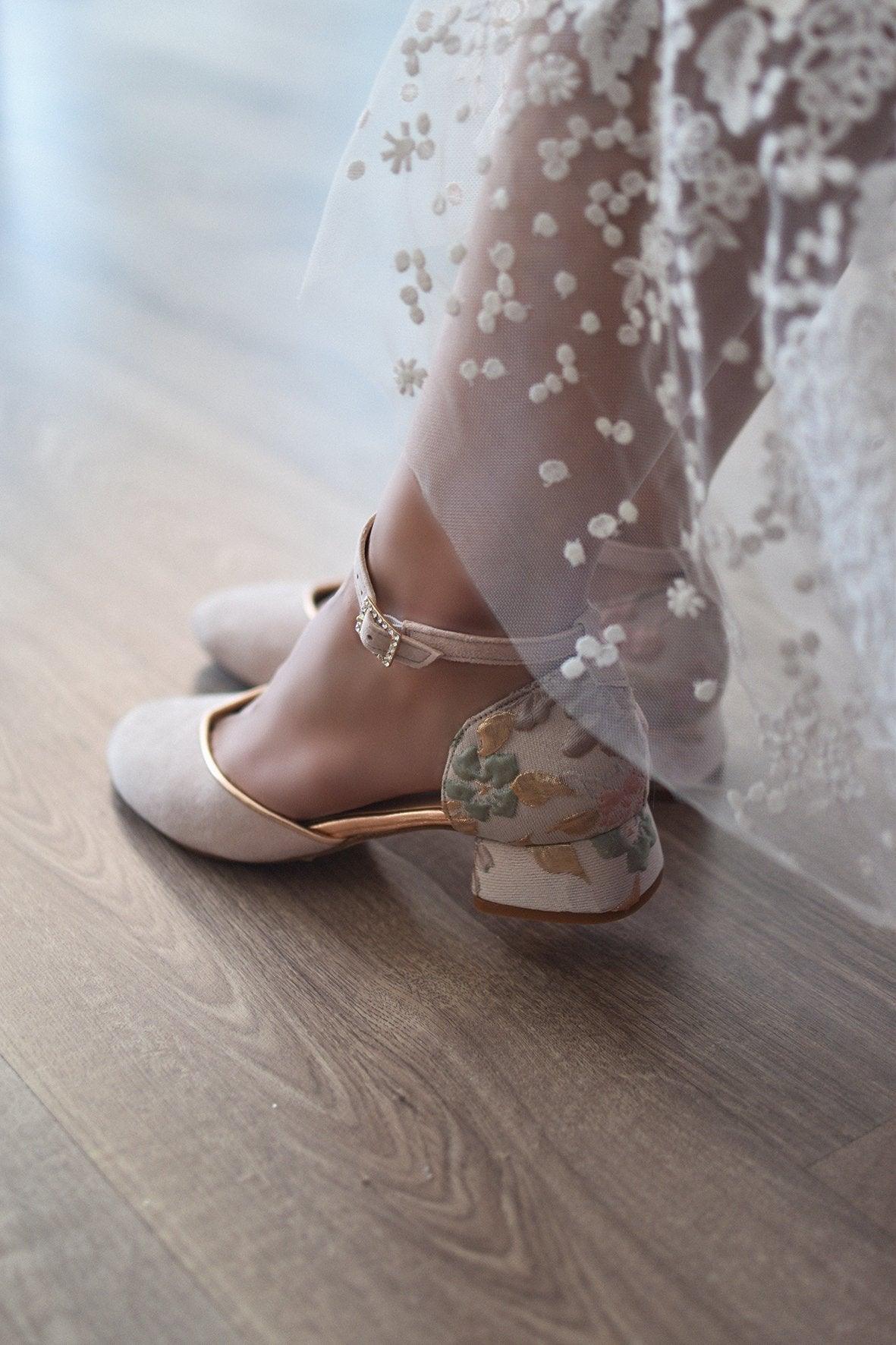 Manoletinas novia pink pulseraNew Matilda 3cm - zapatos_novia