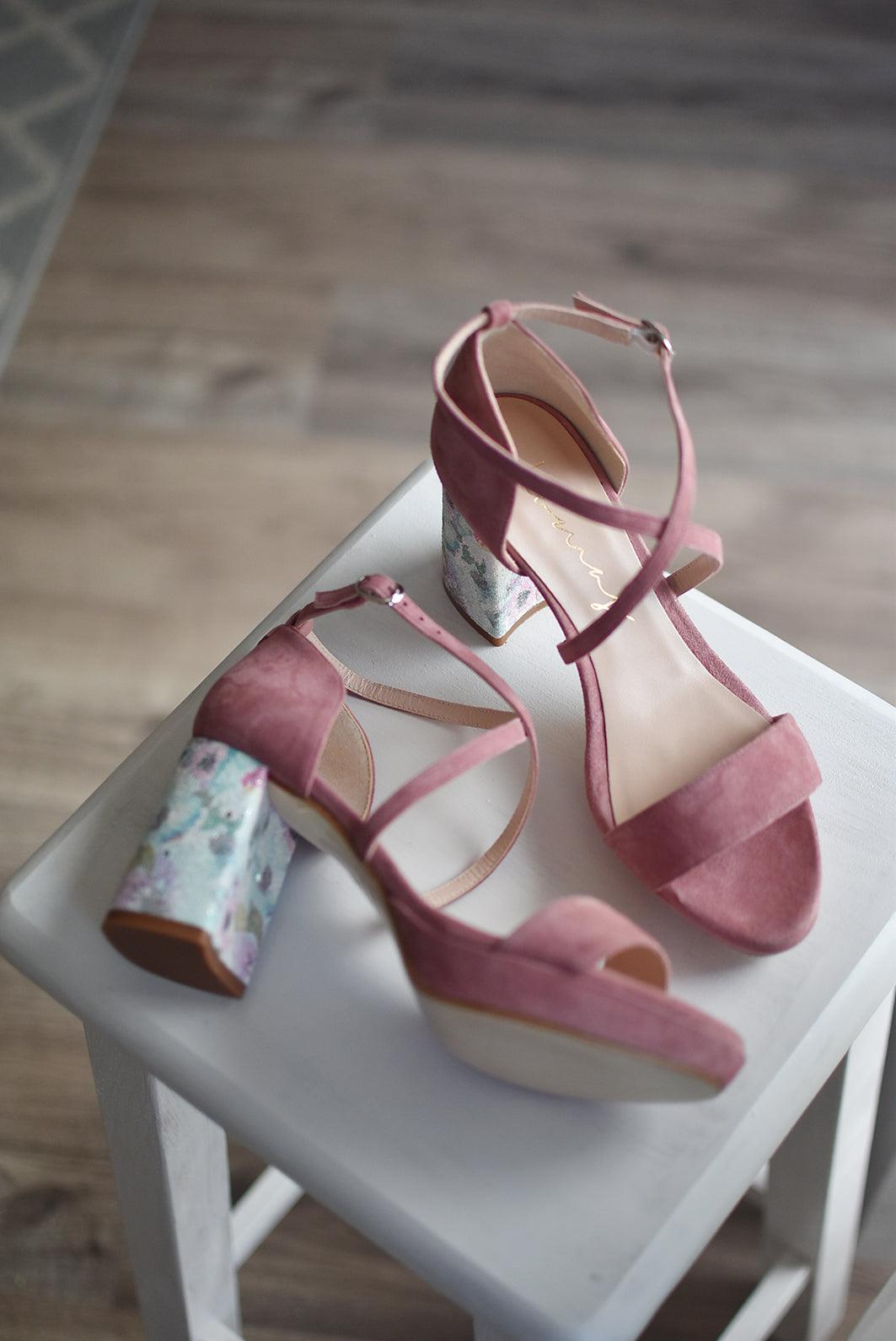 MATILDA antique coral Blossom 85 - zapatos_novia