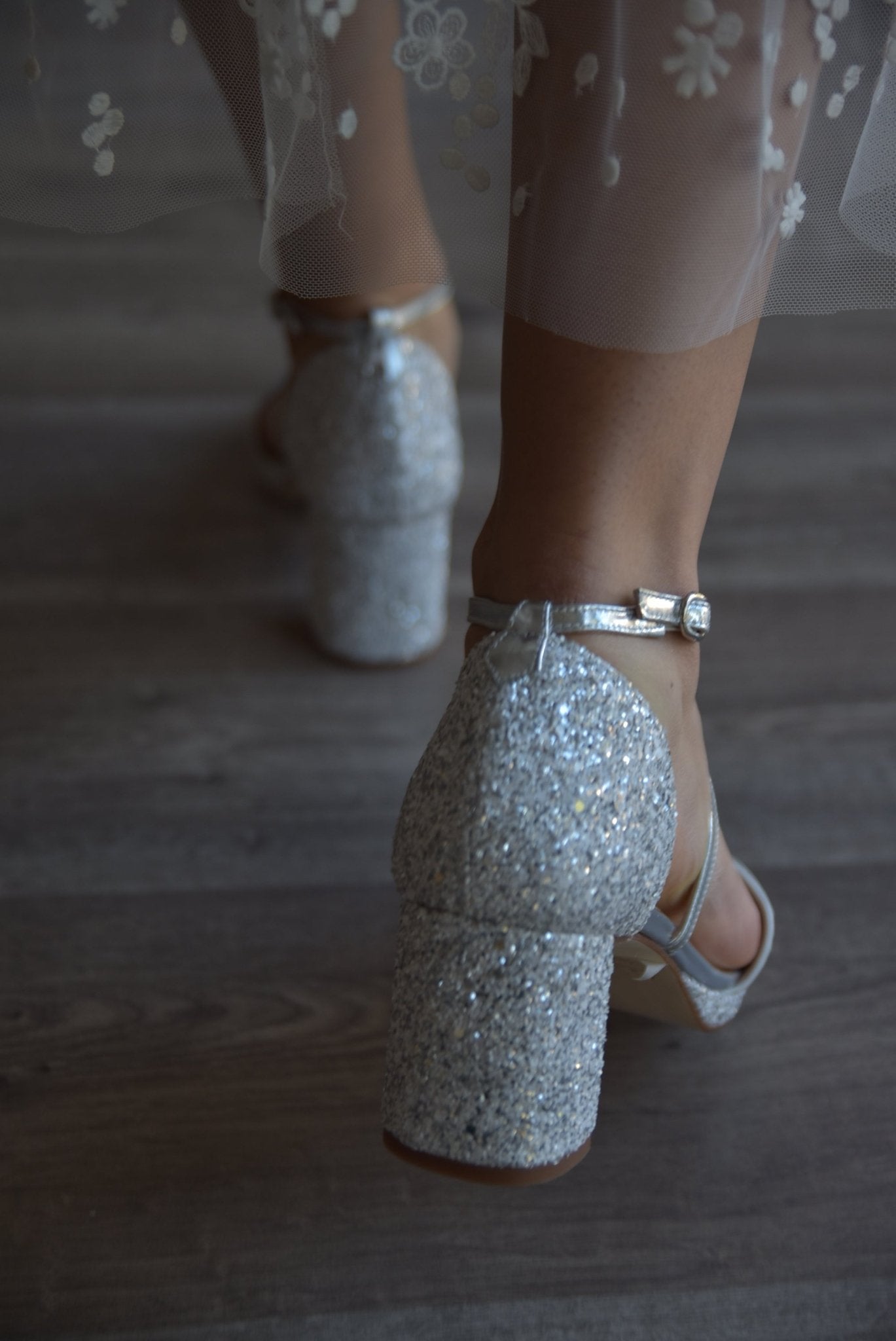 MATILDA glitter cristal mini - zapatos_novia