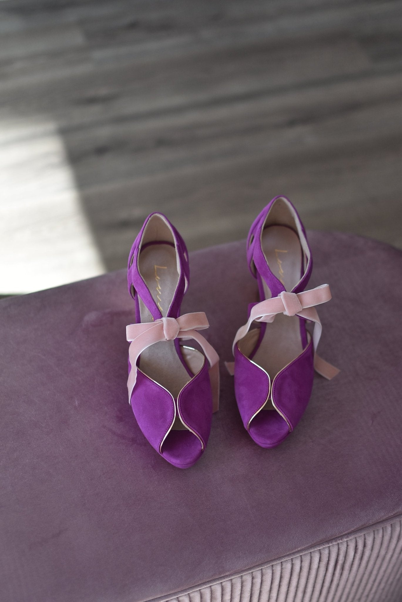 MEDIA LUNA buganvilla espejo oro rosa 95 - zapatos_novia