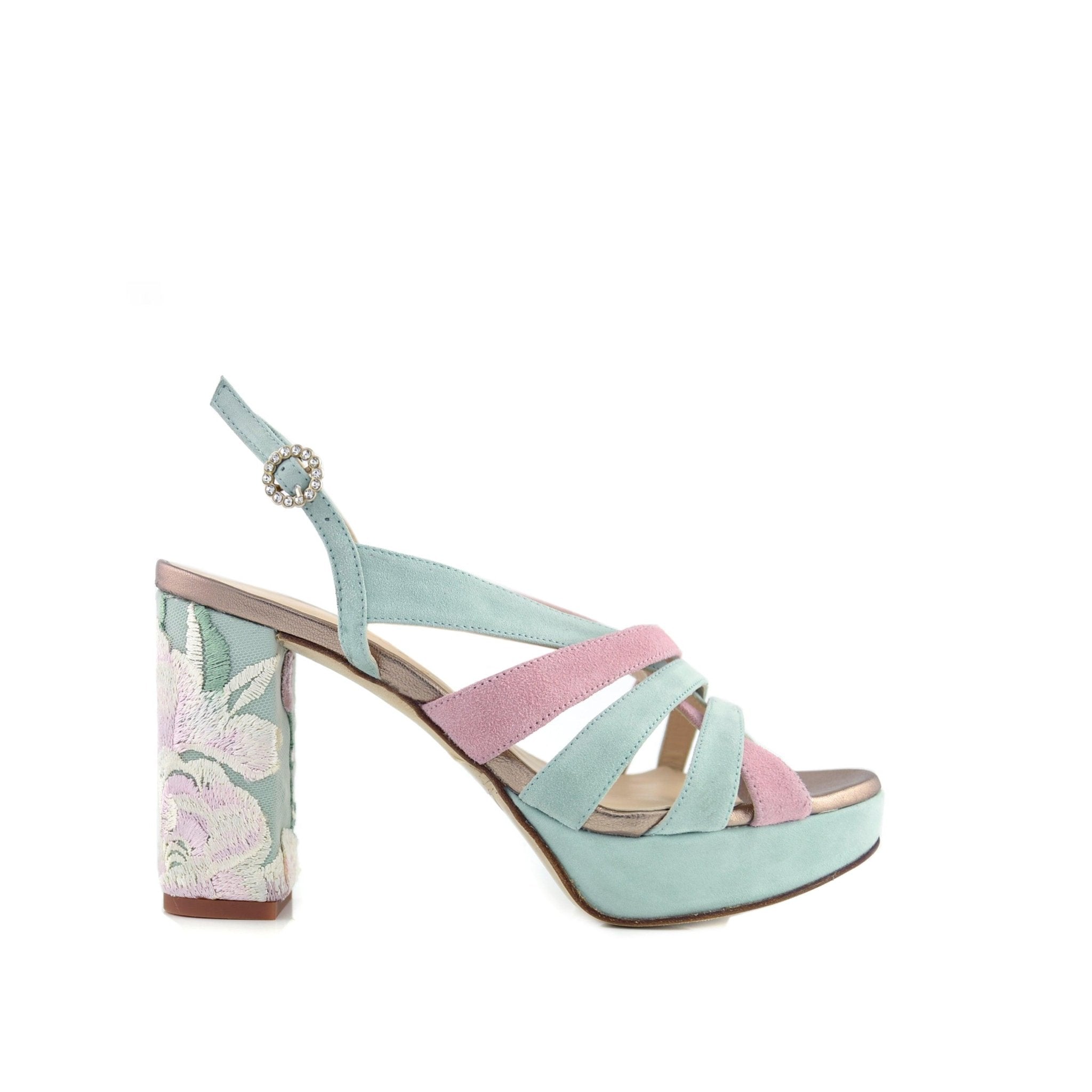 Miley mint y rosa bordado Atenas 95 - zapatos_novia