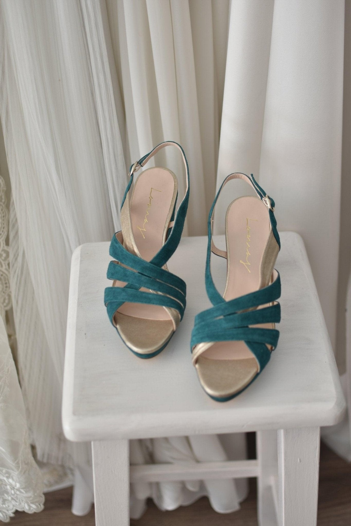 Miley verde garden tacón petit - zapatos_novia