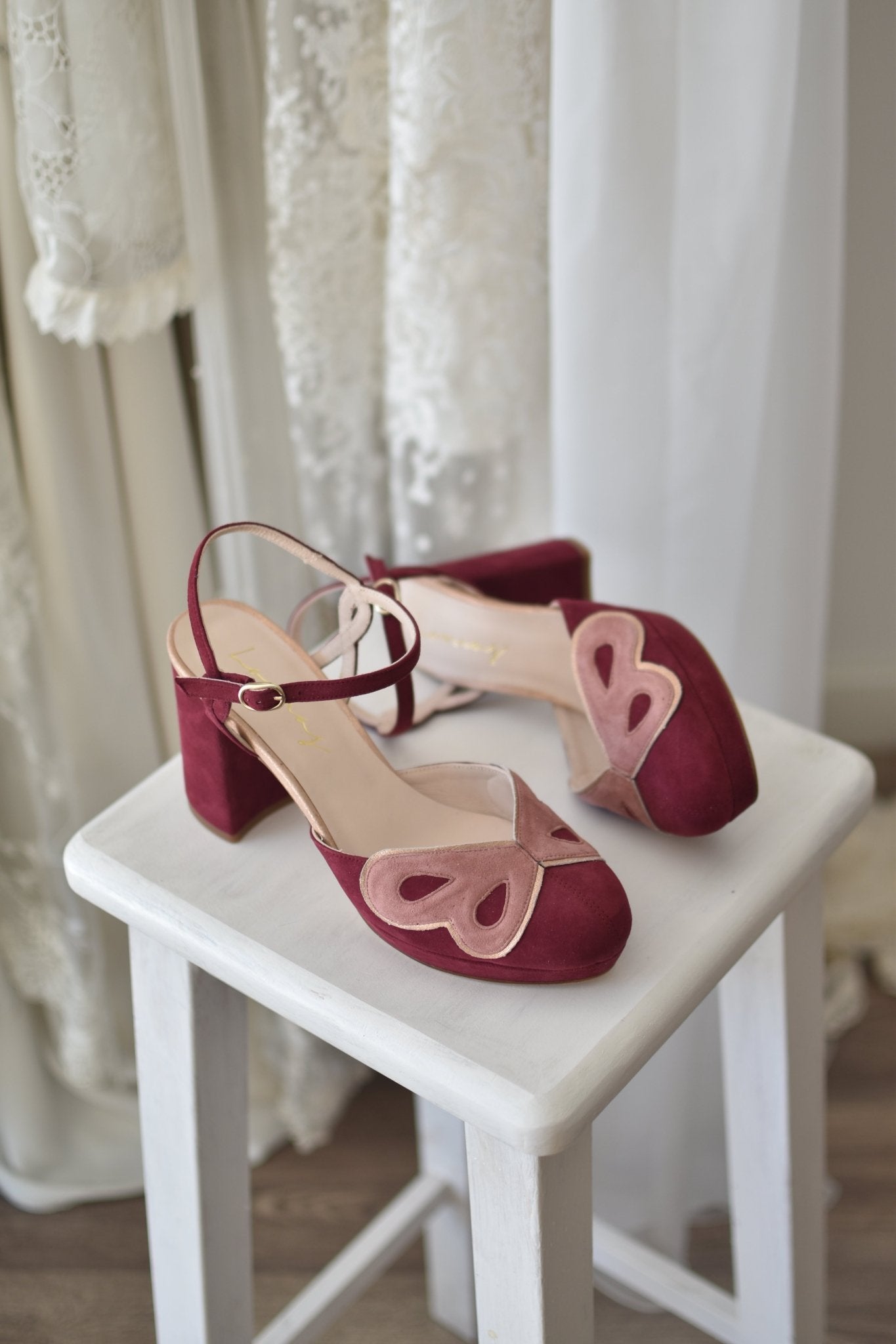 PAON burdeos mariposa 85 - zapatos_novia