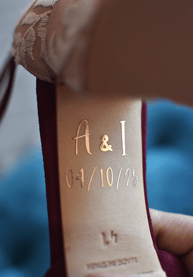Personalización Frase - iniciales - fecha (en suela) - zapatos_novia