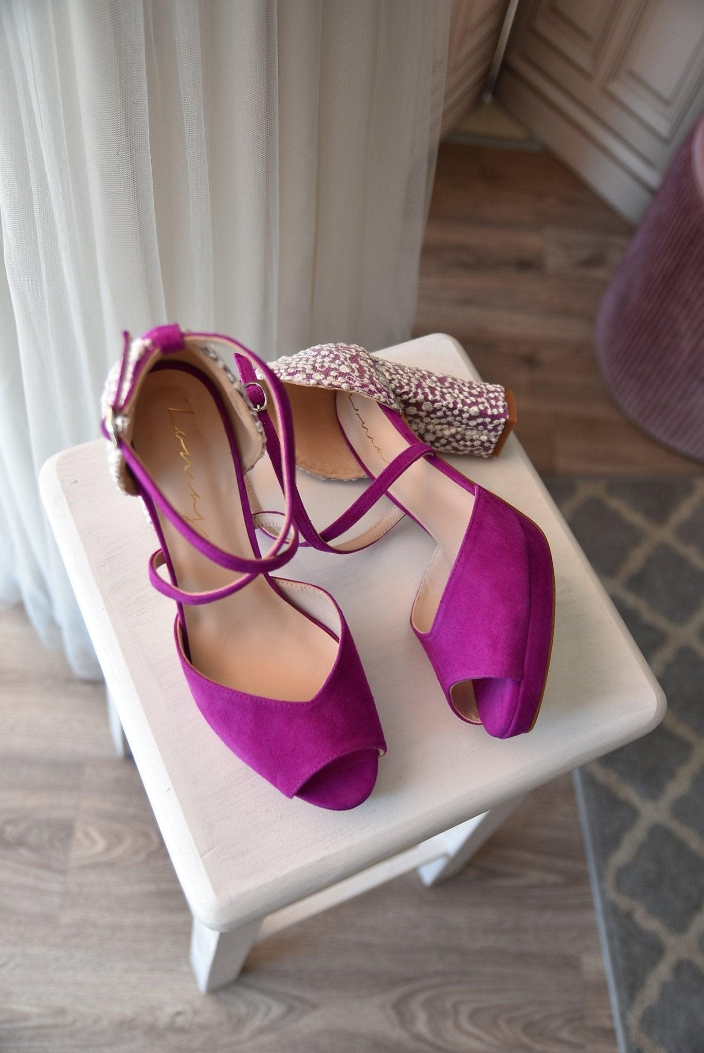 ROSALÍA abierto buganvilla Bubble 95 - zapatos_novia