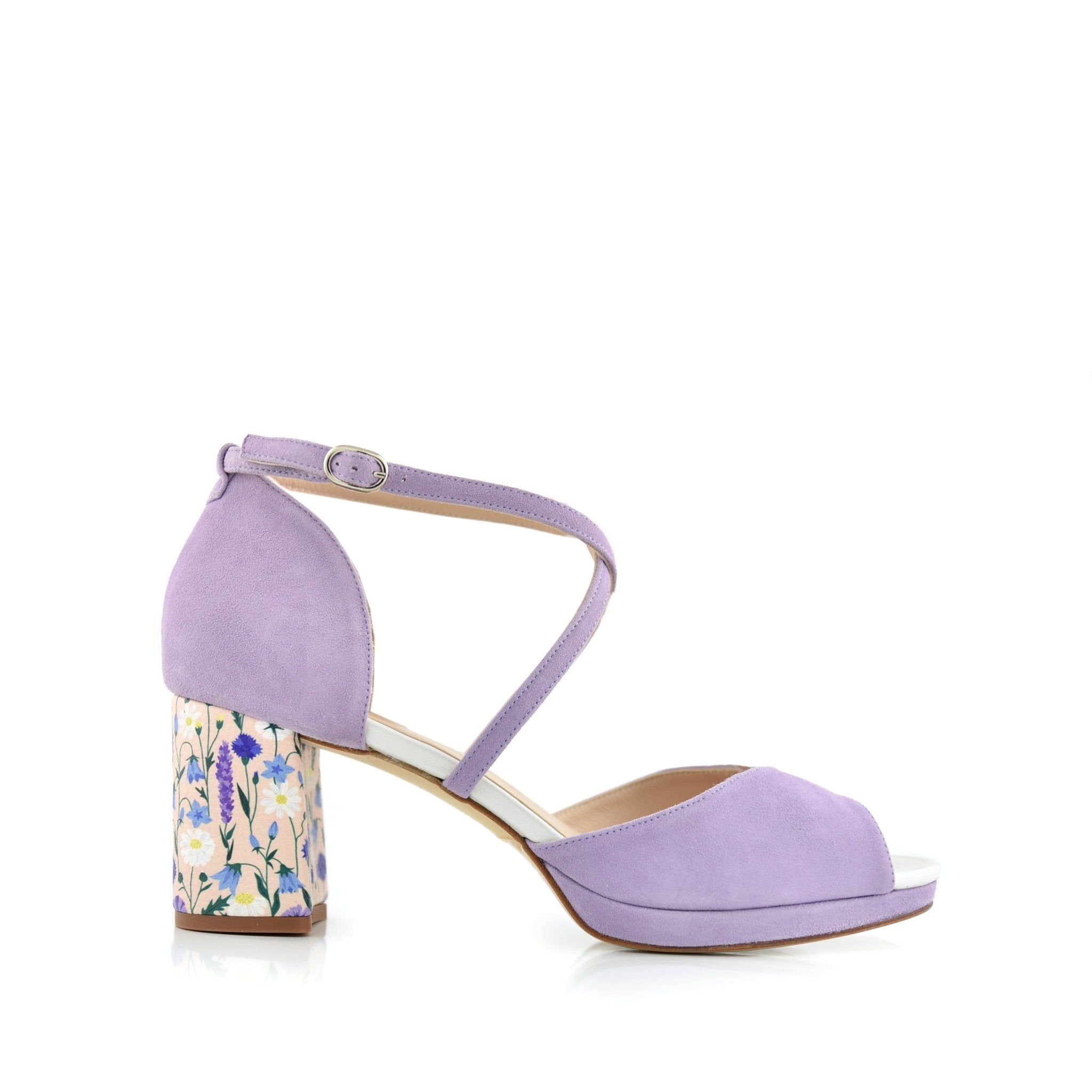 Rosalía Lavanda Aquarelle Provenza Petit — Zapatos de novia Lomas Shoes