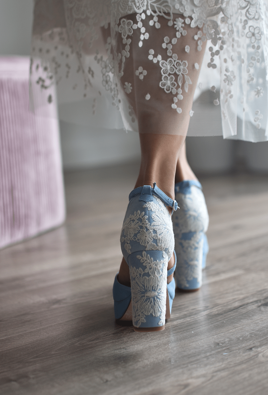 Rosalía azul palace Oliveti tacón 95 - zapatos_novia