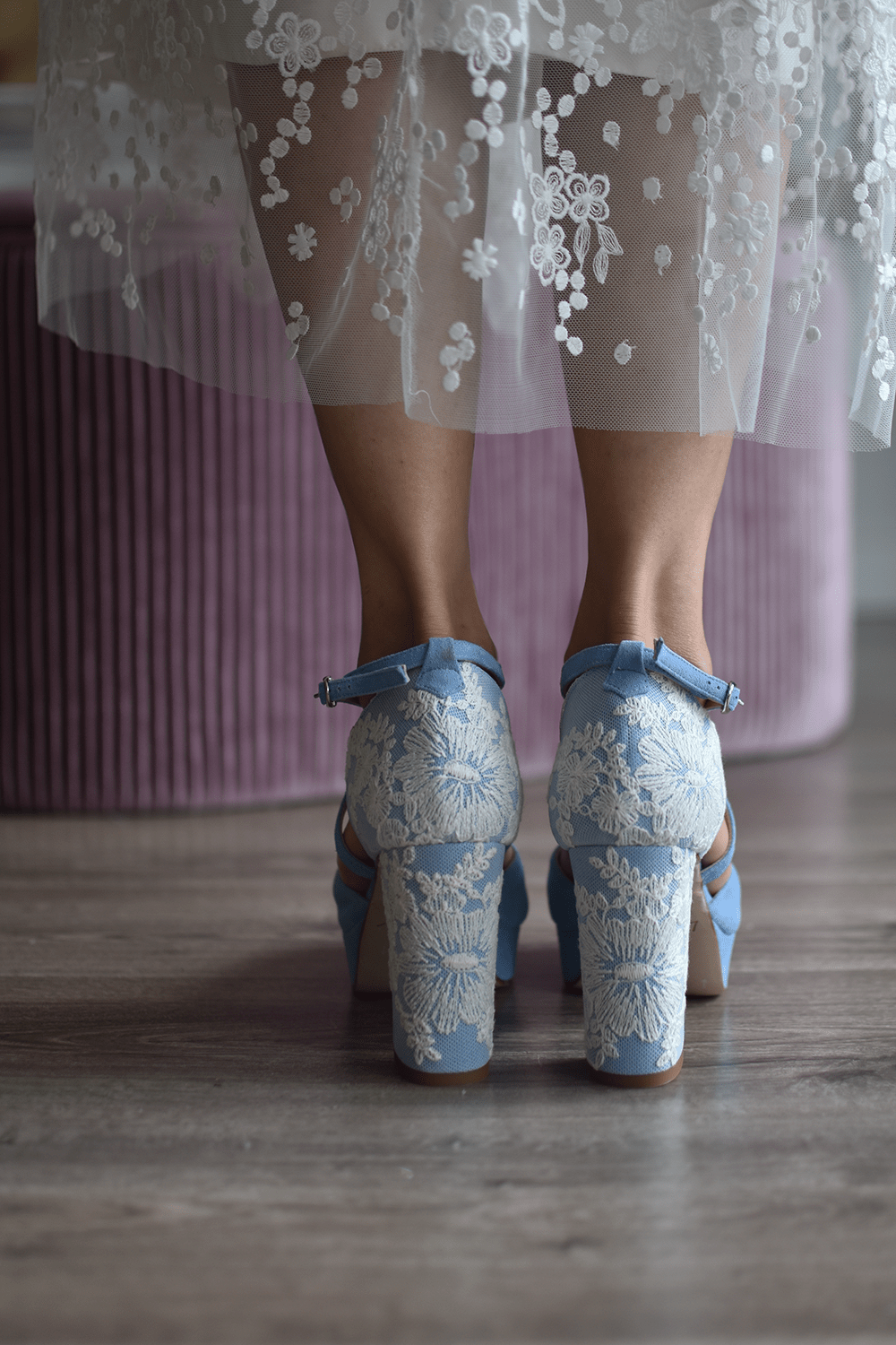 Rosalía azul palace Oliveti tacón 95 - zapatos_novia