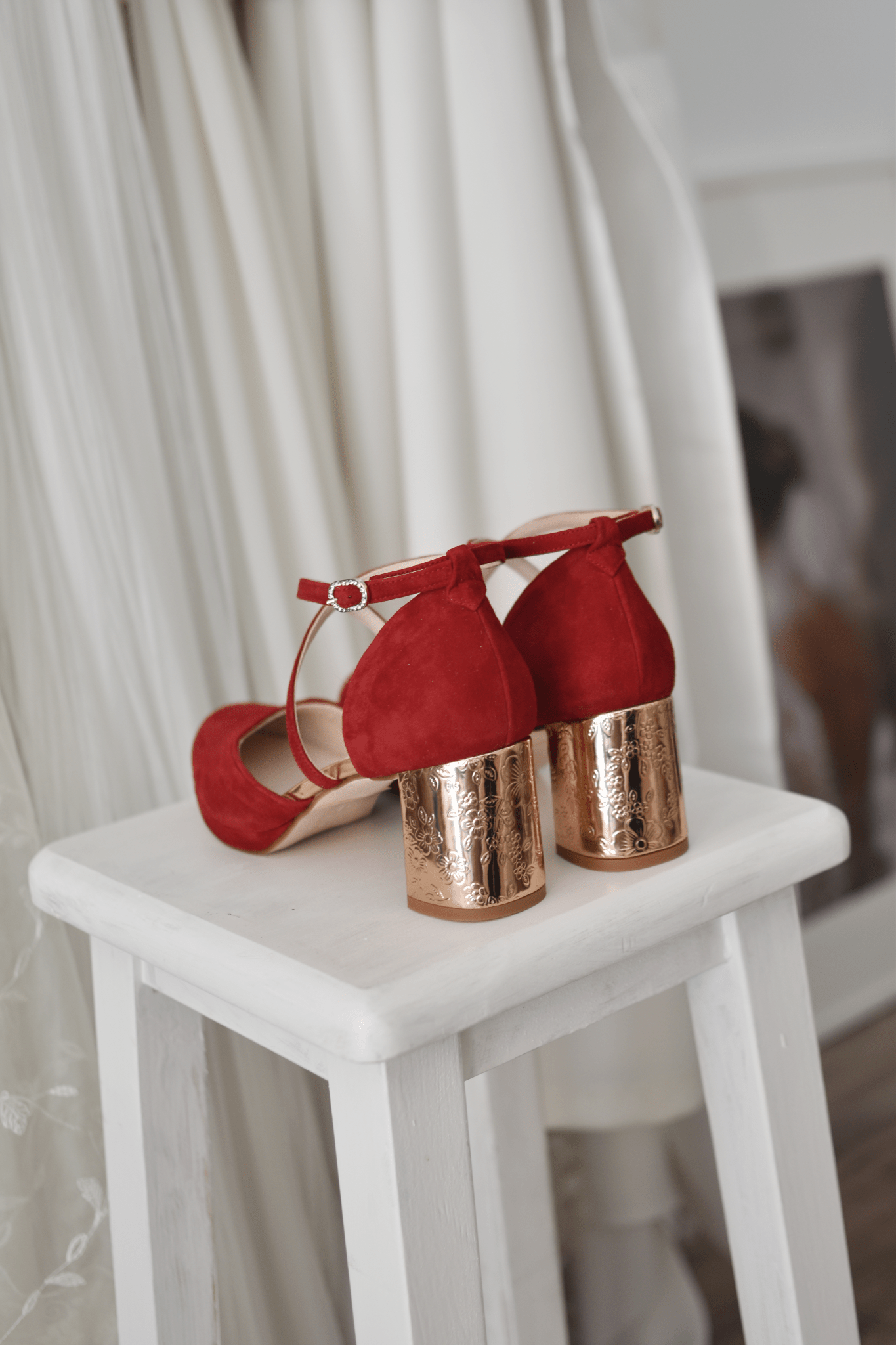 ROSALÍA cerrado burdeos tacón espejo petit - zapatos_novia