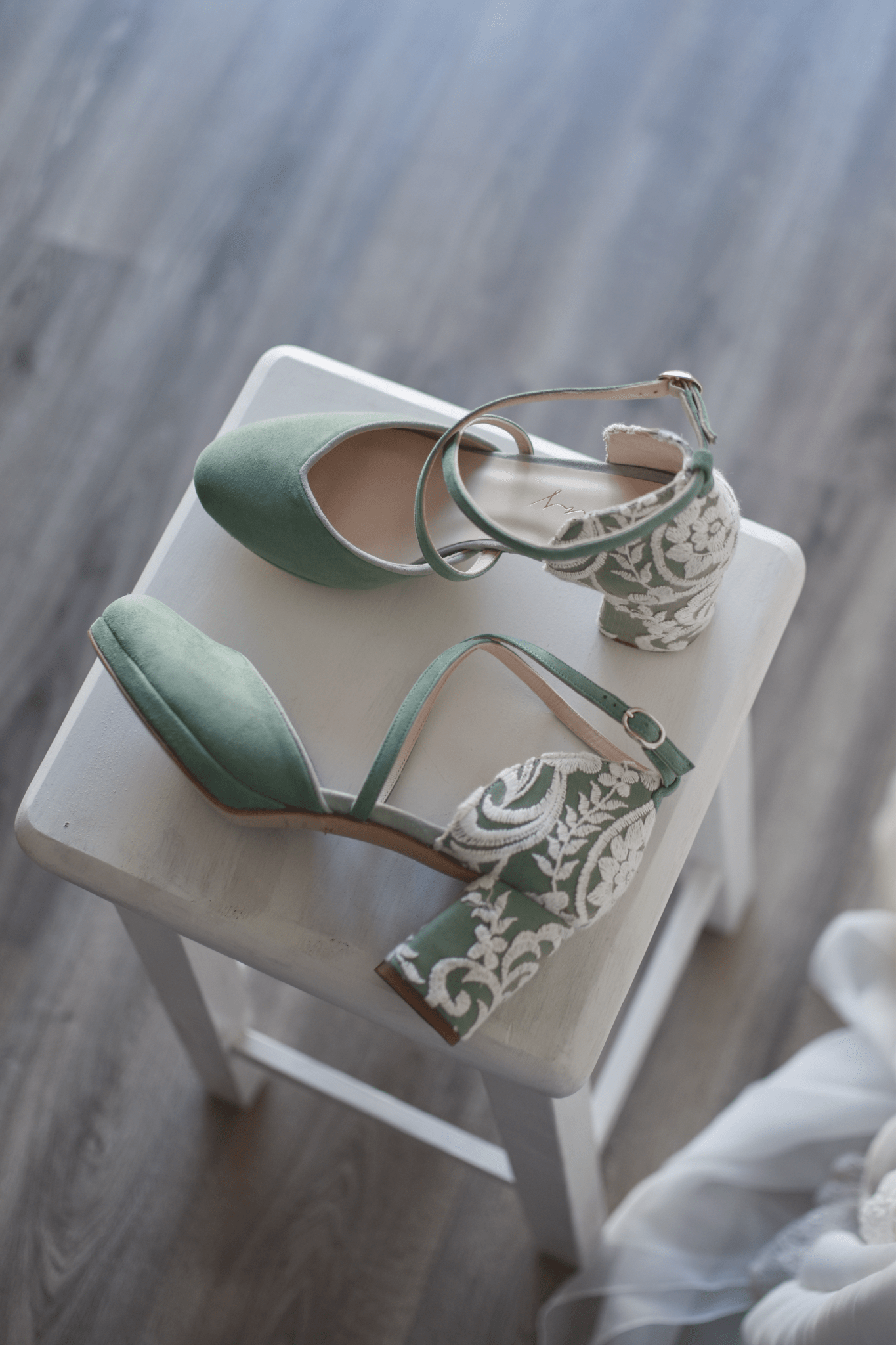 ROSALÍA cerrado eucalipto Mary petit - zapatos_novia